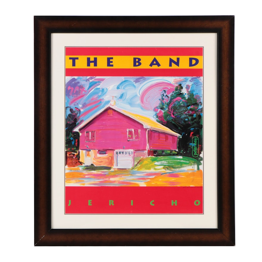Peter Max Offset Lithograph Poster "The Band-Jericho"