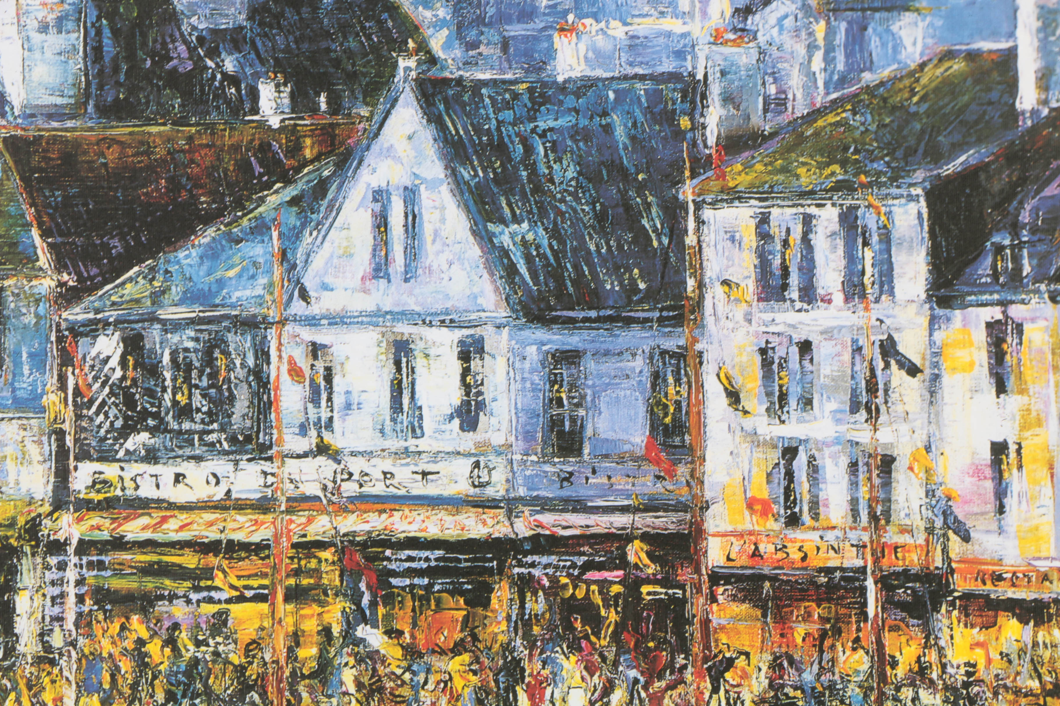 Duaiv Limited Edition Offset Lithograph on Paper "Honfleur"