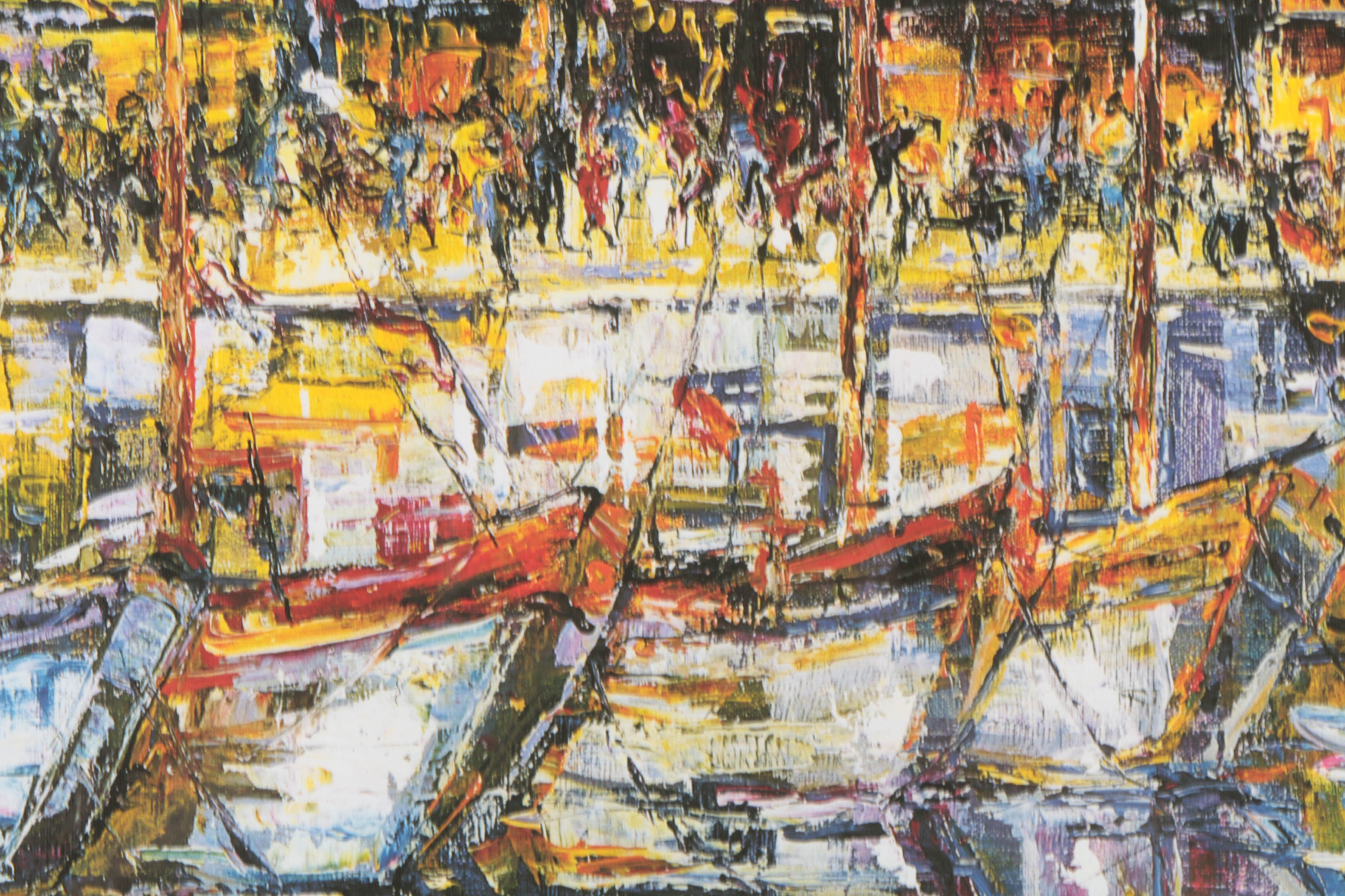 Duaiv Limited Edition Offset Lithograph on Paper "Honfleur"