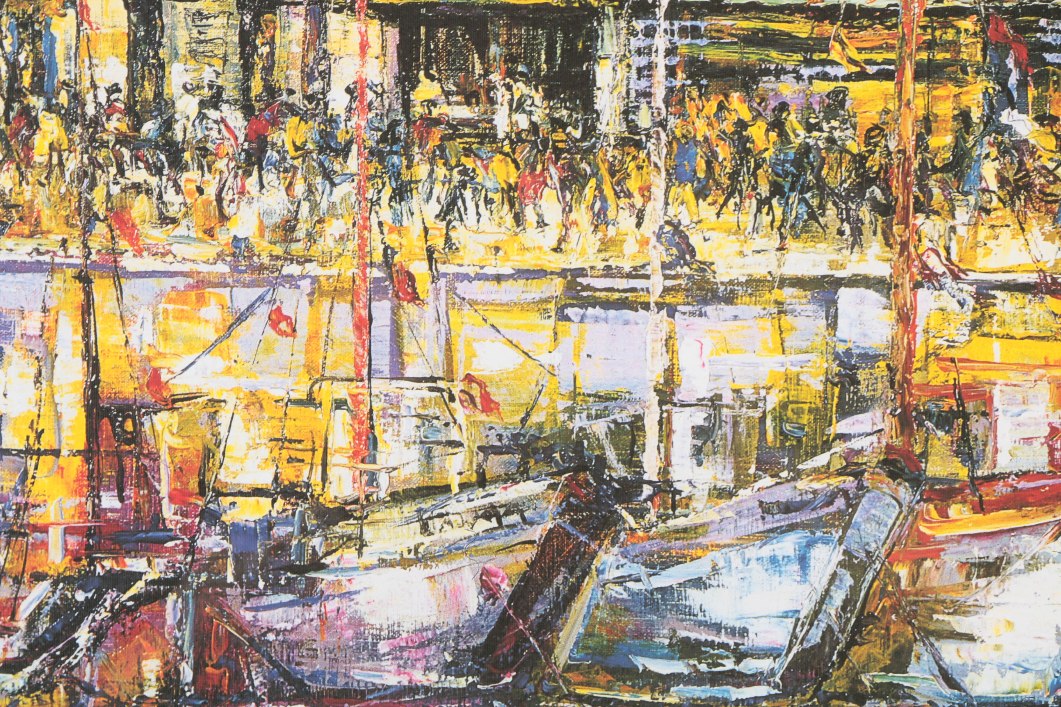 Duaiv Limited Edition Offset Lithograph on Paper "Honfleur"