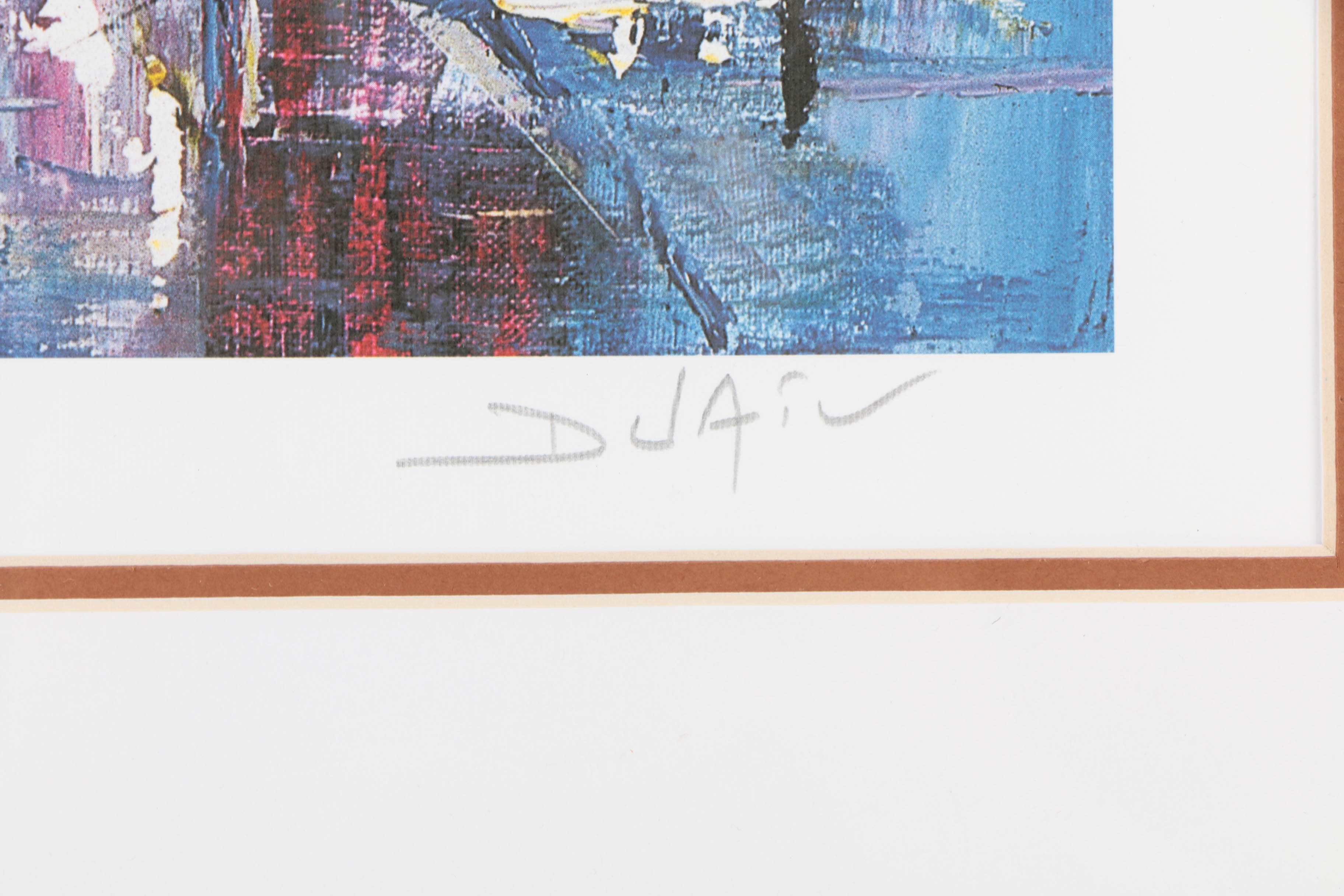 Duaiv Limited Edition Offset Lithograph on Paper "Honfleur"