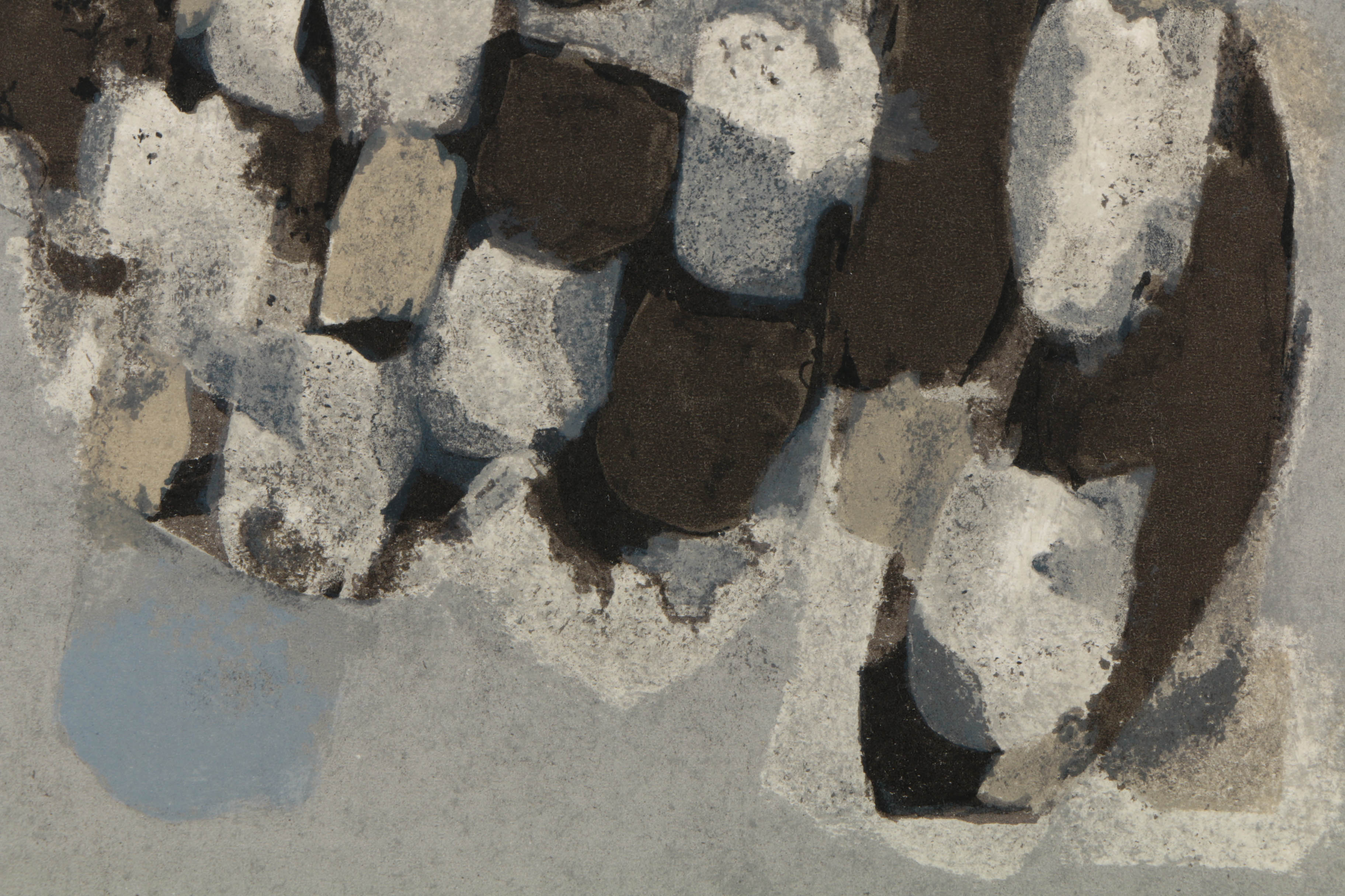 Raoul Ubac Derrière Le Miroir Lithograph on Paper "Untitled 3"