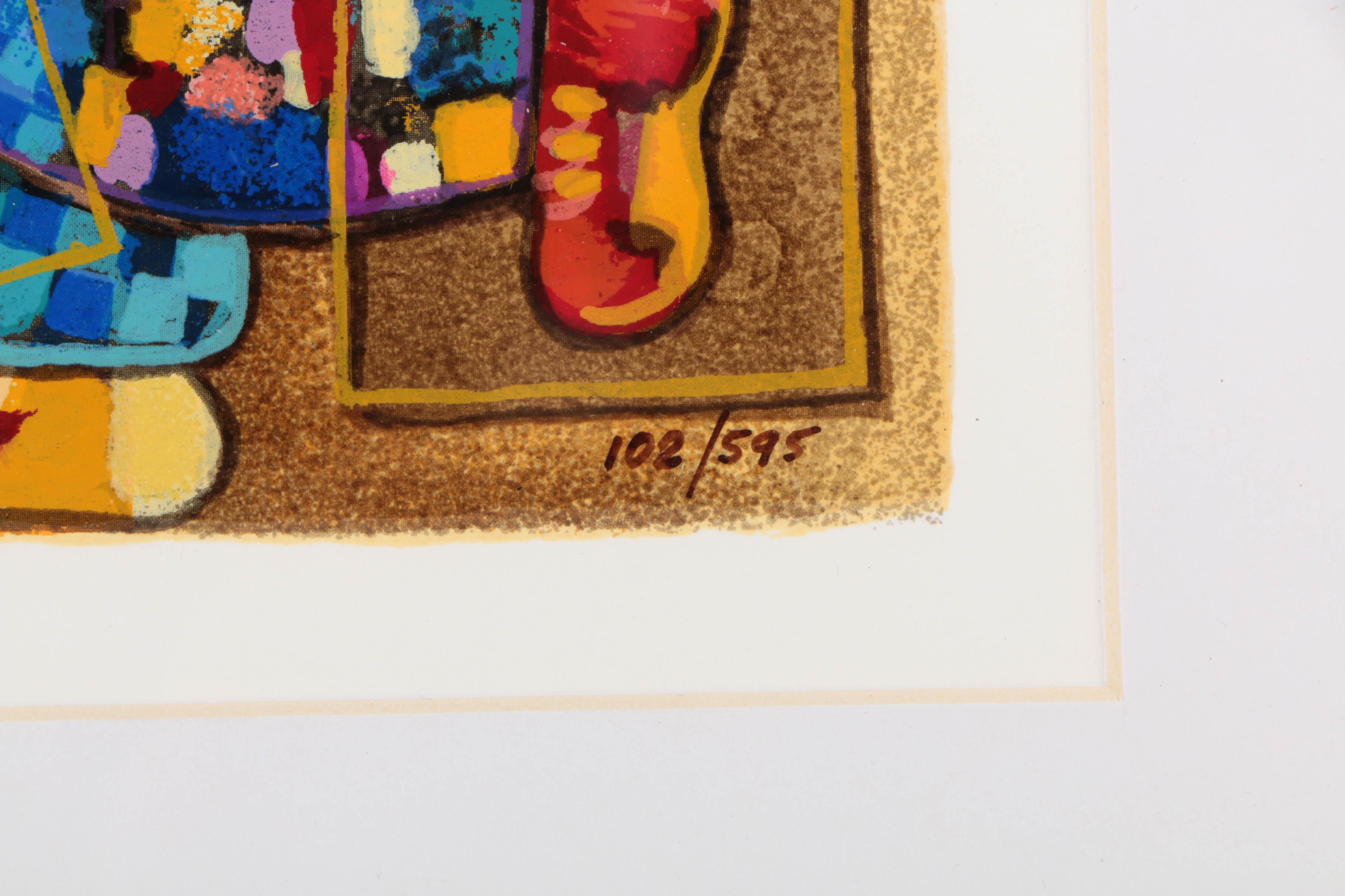 Dorit Levi Limited Edition Serigraph on Paper "Strike a Note"