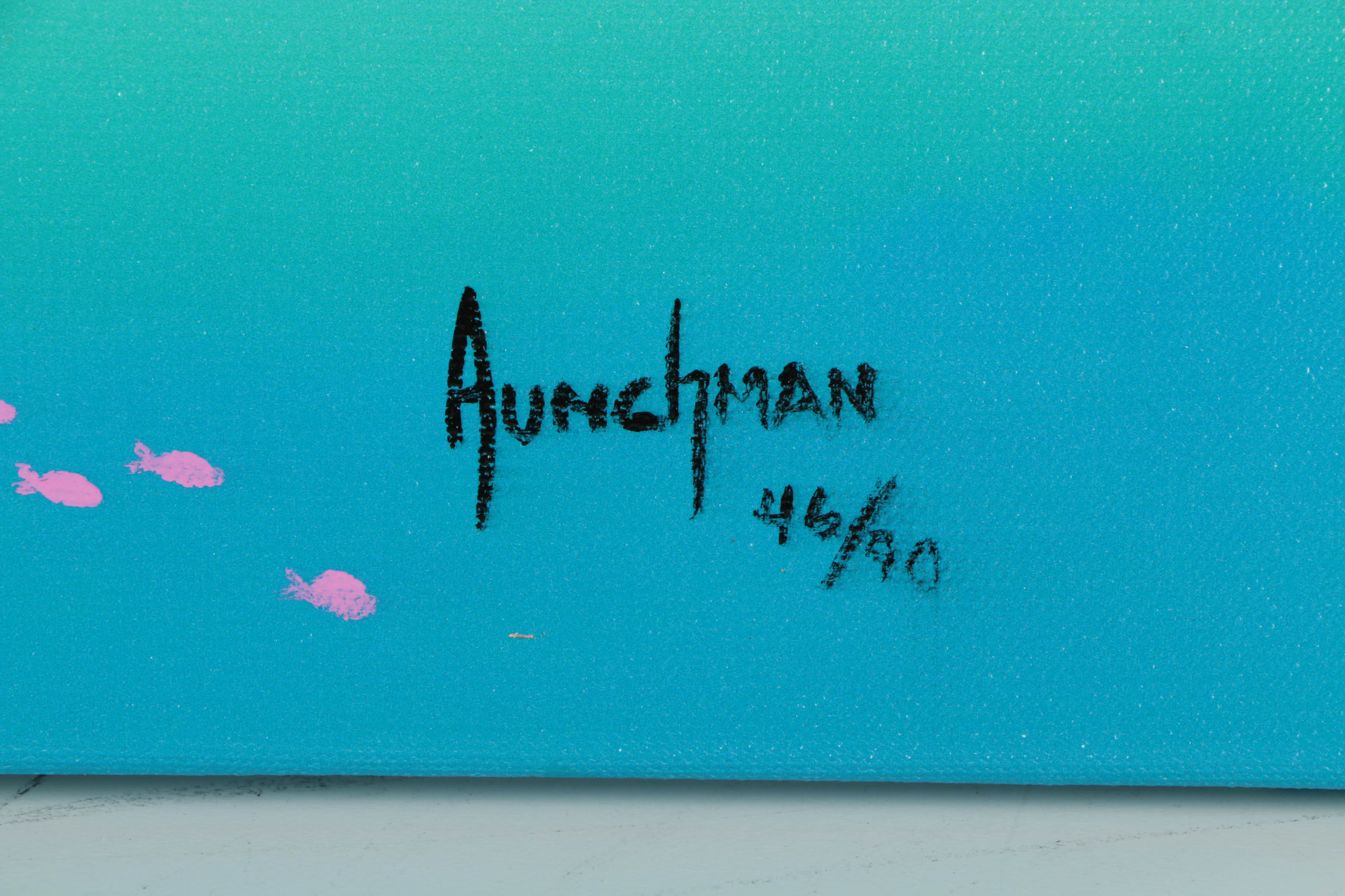 Kenneth F. Aunchman Signed Limited Edition Giclée on Canvas "Behind the 8 Ball"