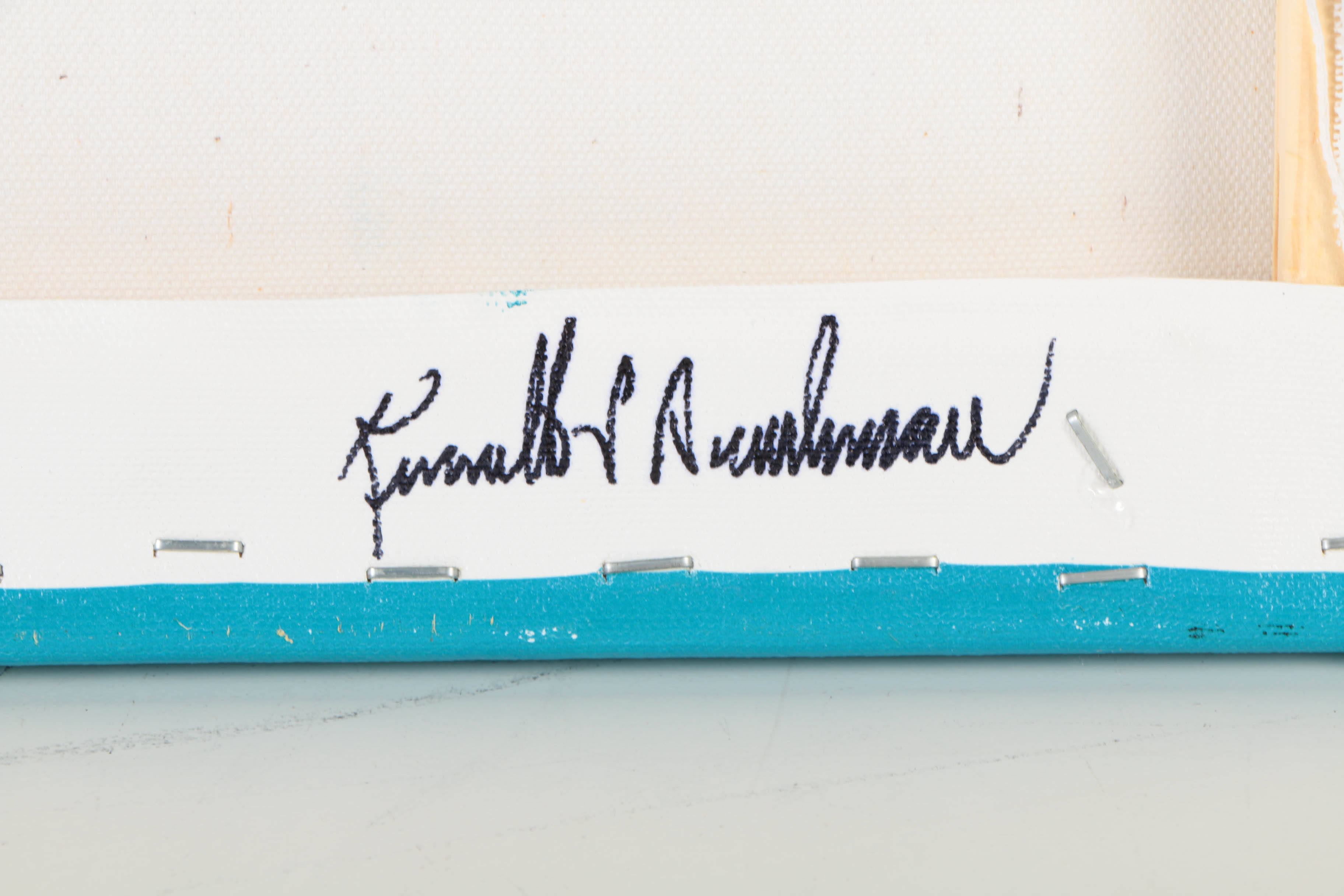 Kenneth F. Aunchman Signed Limited Edition Giclée on Canvas "Behind the 8 Ball"