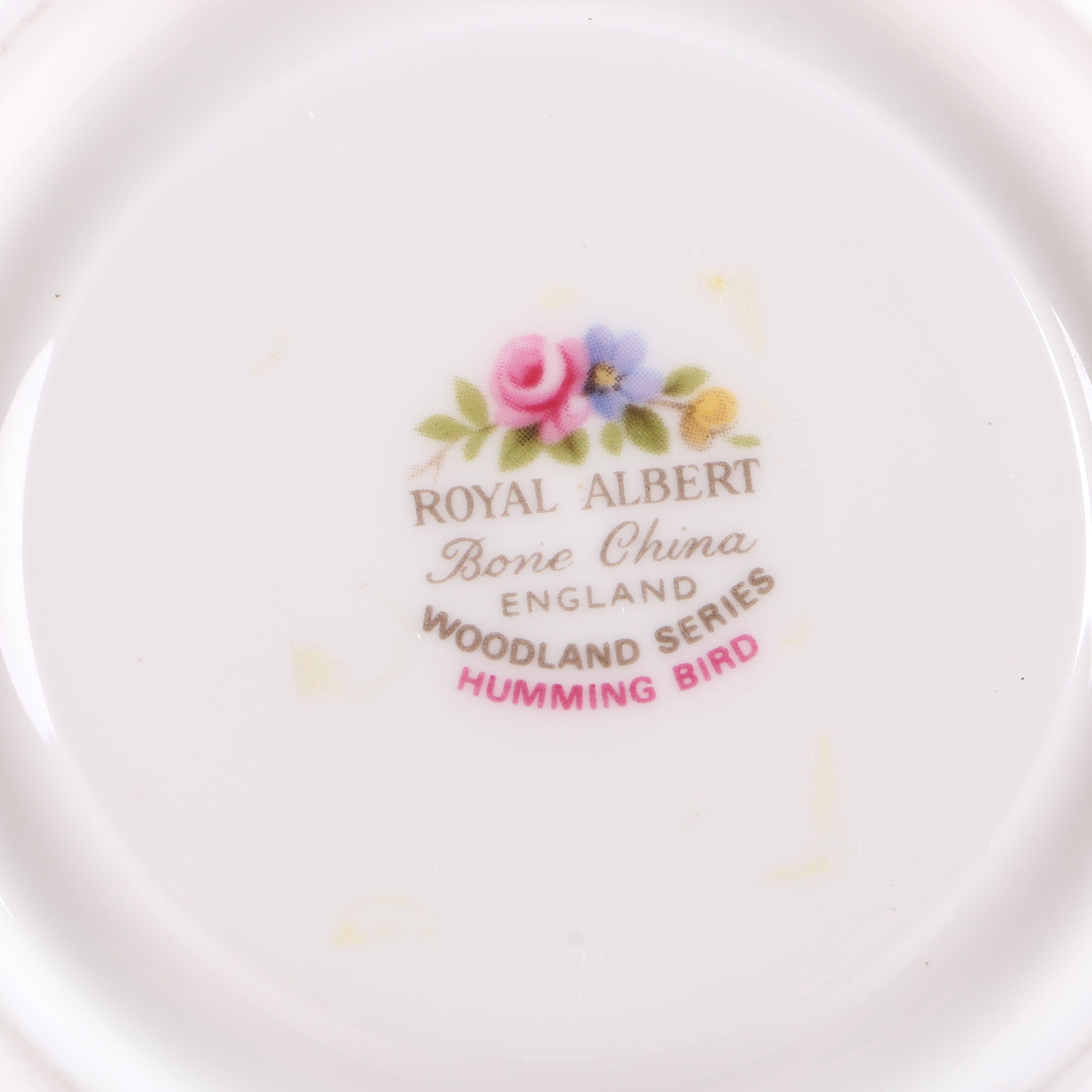 Porcelain Teacup and Saucer Assortment Including Royal Albert