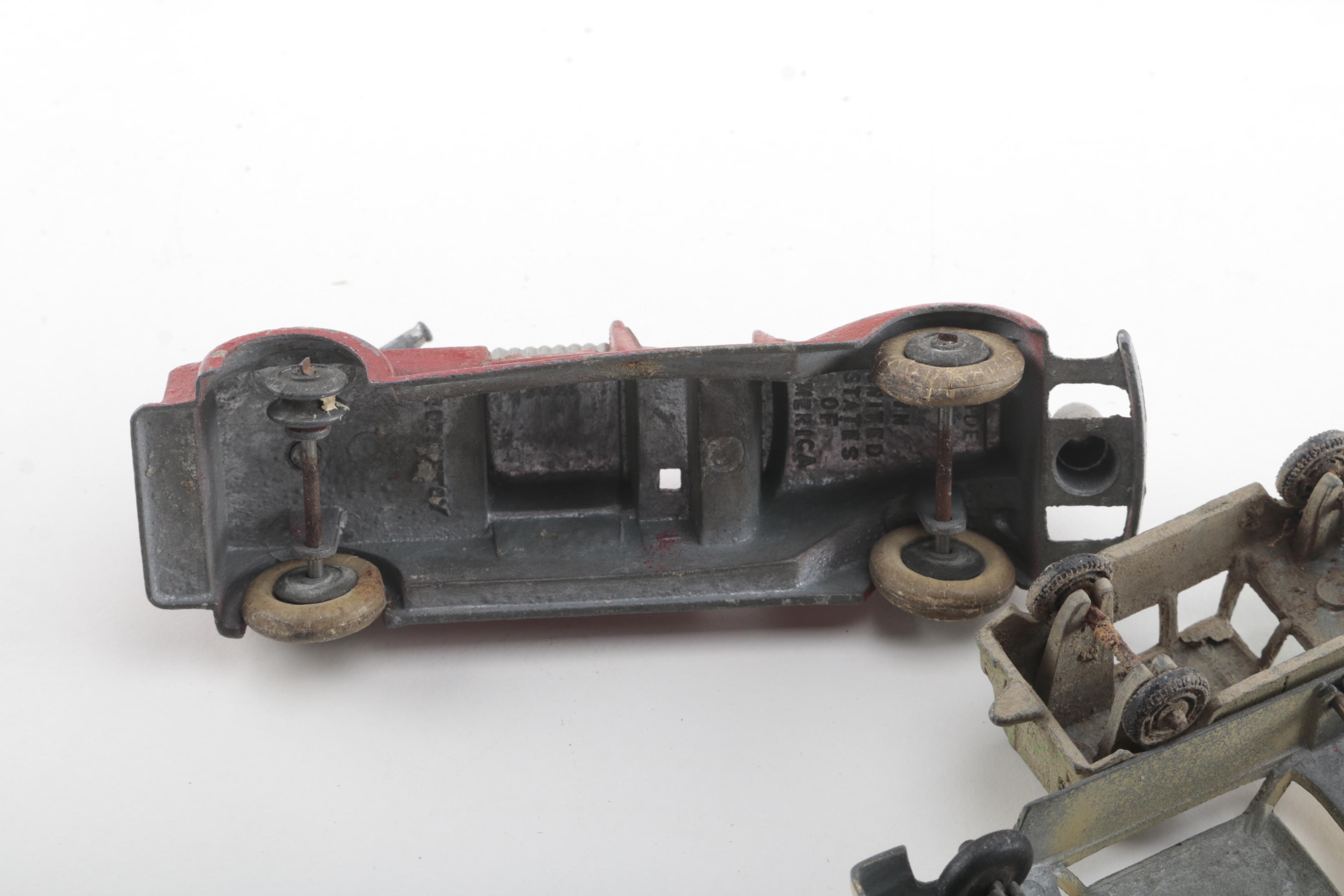 Vintage Toy Vehicles Including 1950s Marx Dick Tracy Squad Car