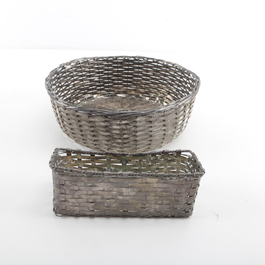 Silver Plated Baskets