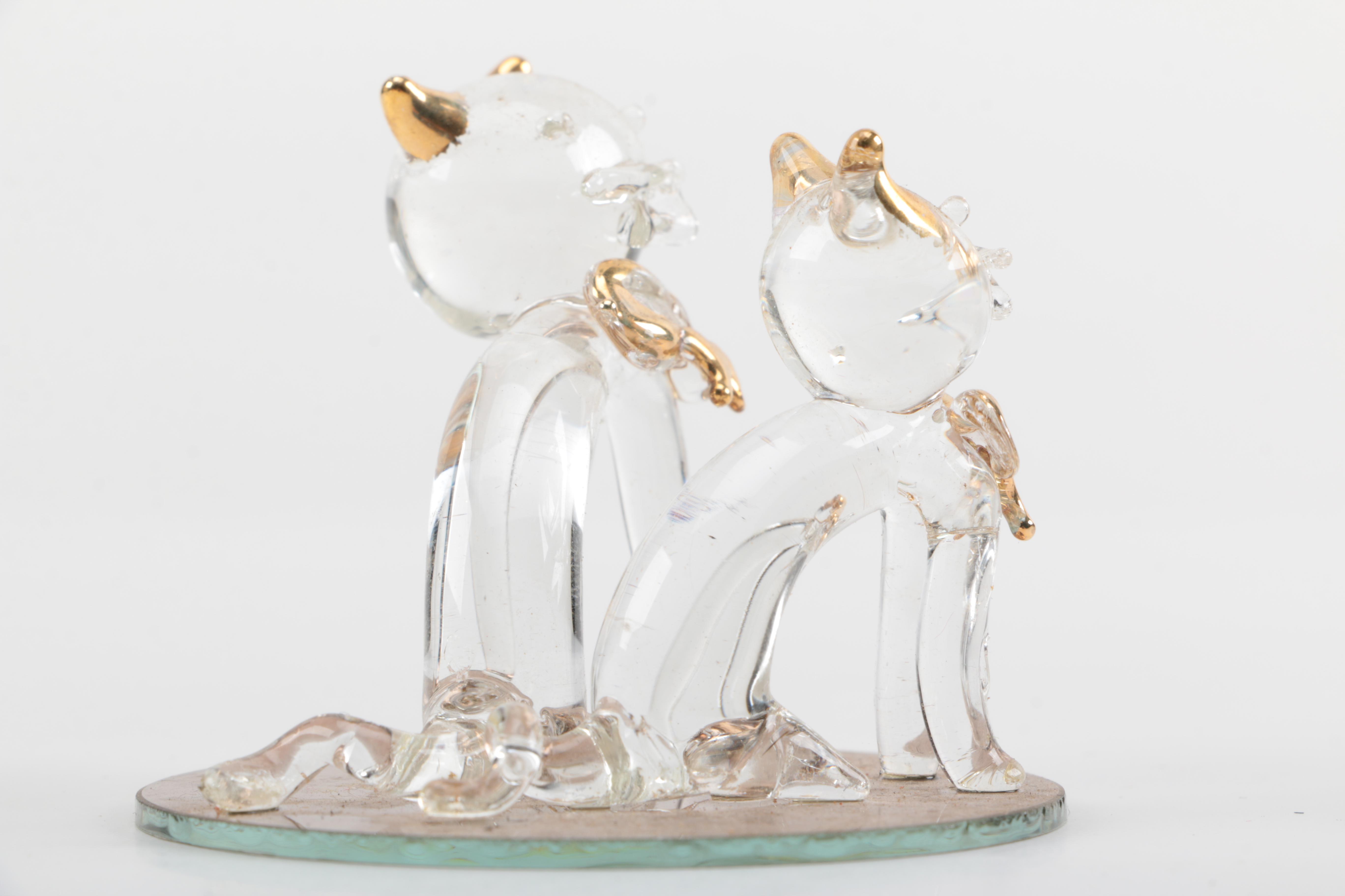 Plastic and Glass Animal Figurines