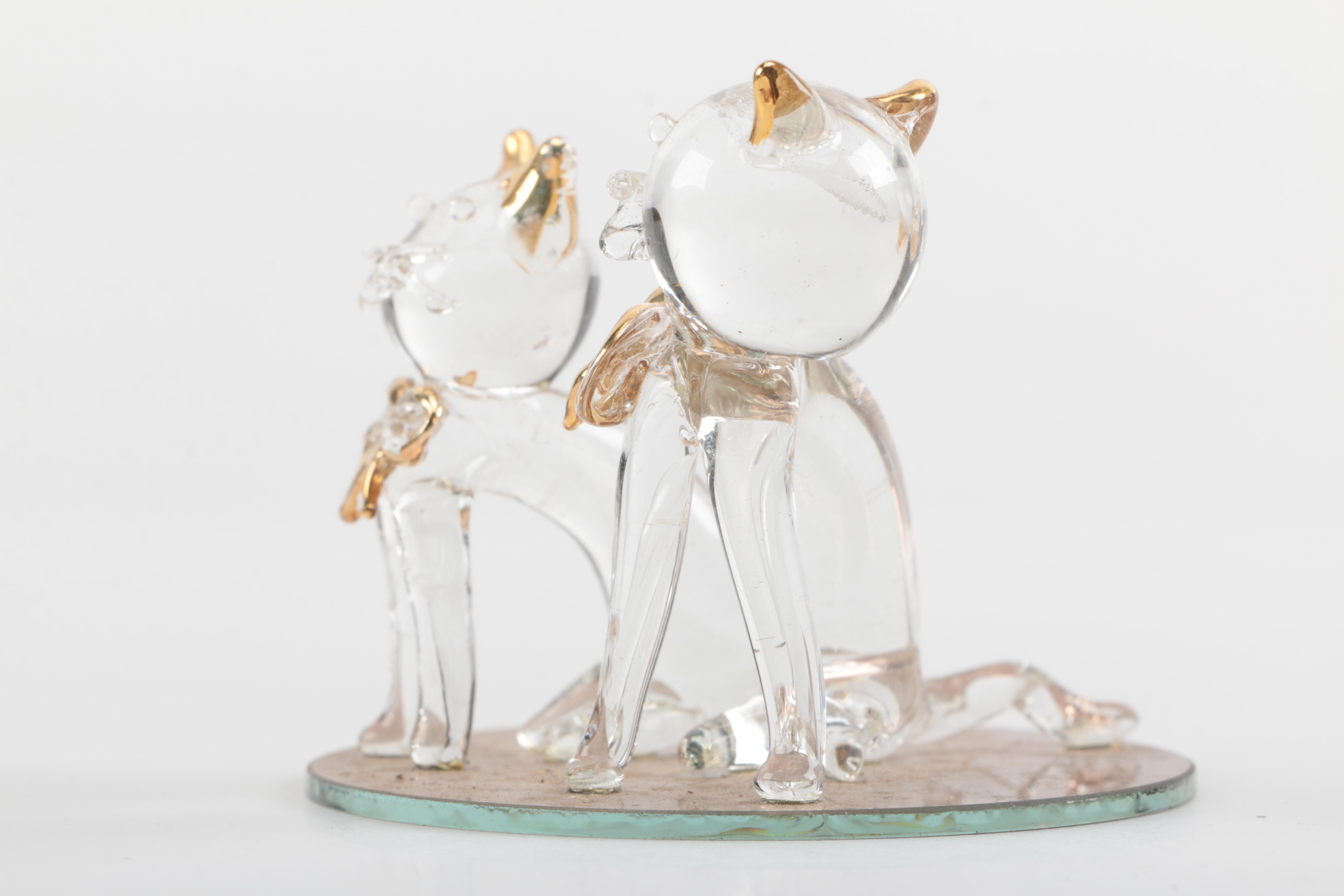 Plastic and Glass Animal Figurines