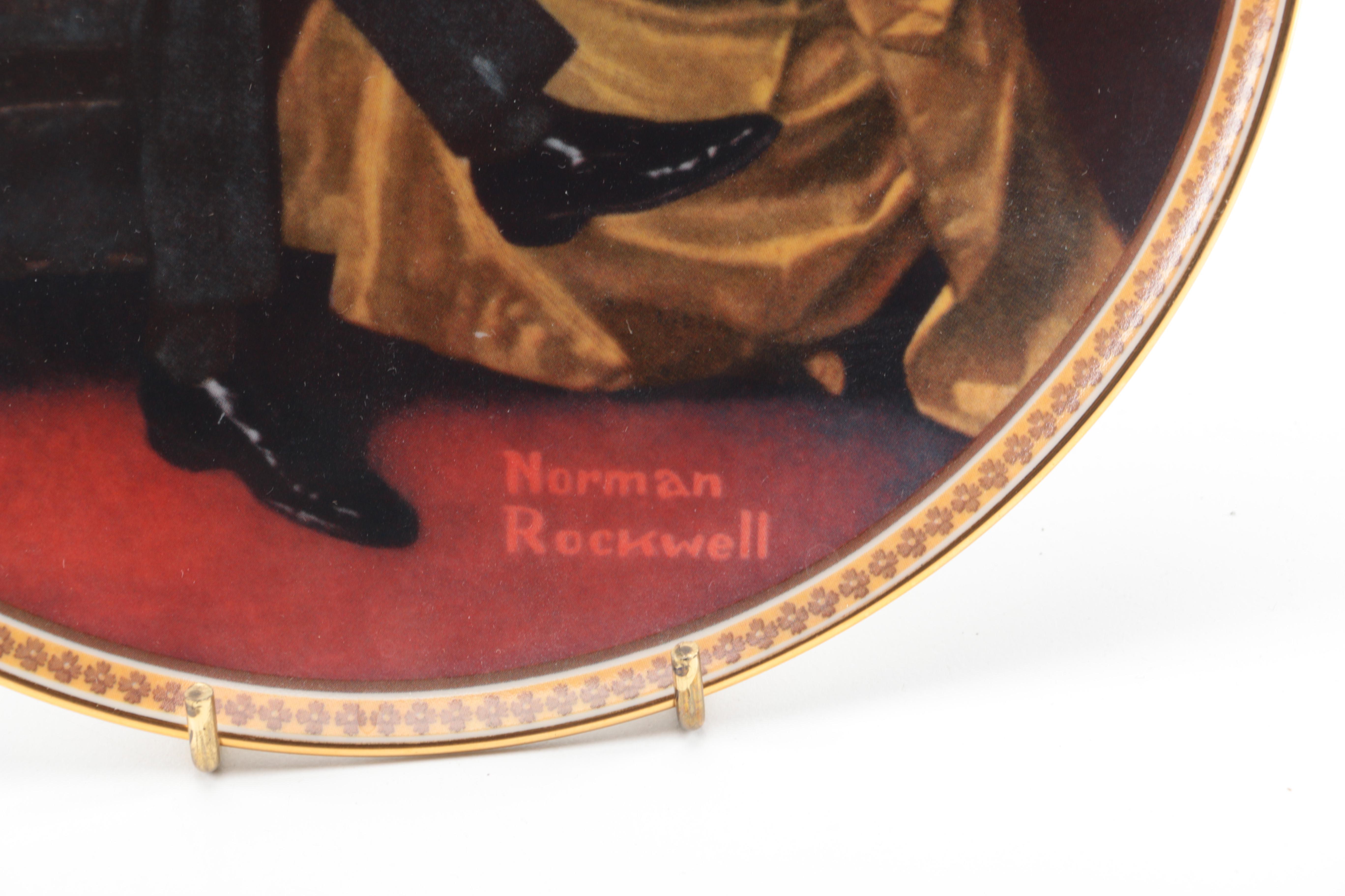 Knowles Limited Edition Normal Rockwell "Rediscovered Women" Porcelain Plates