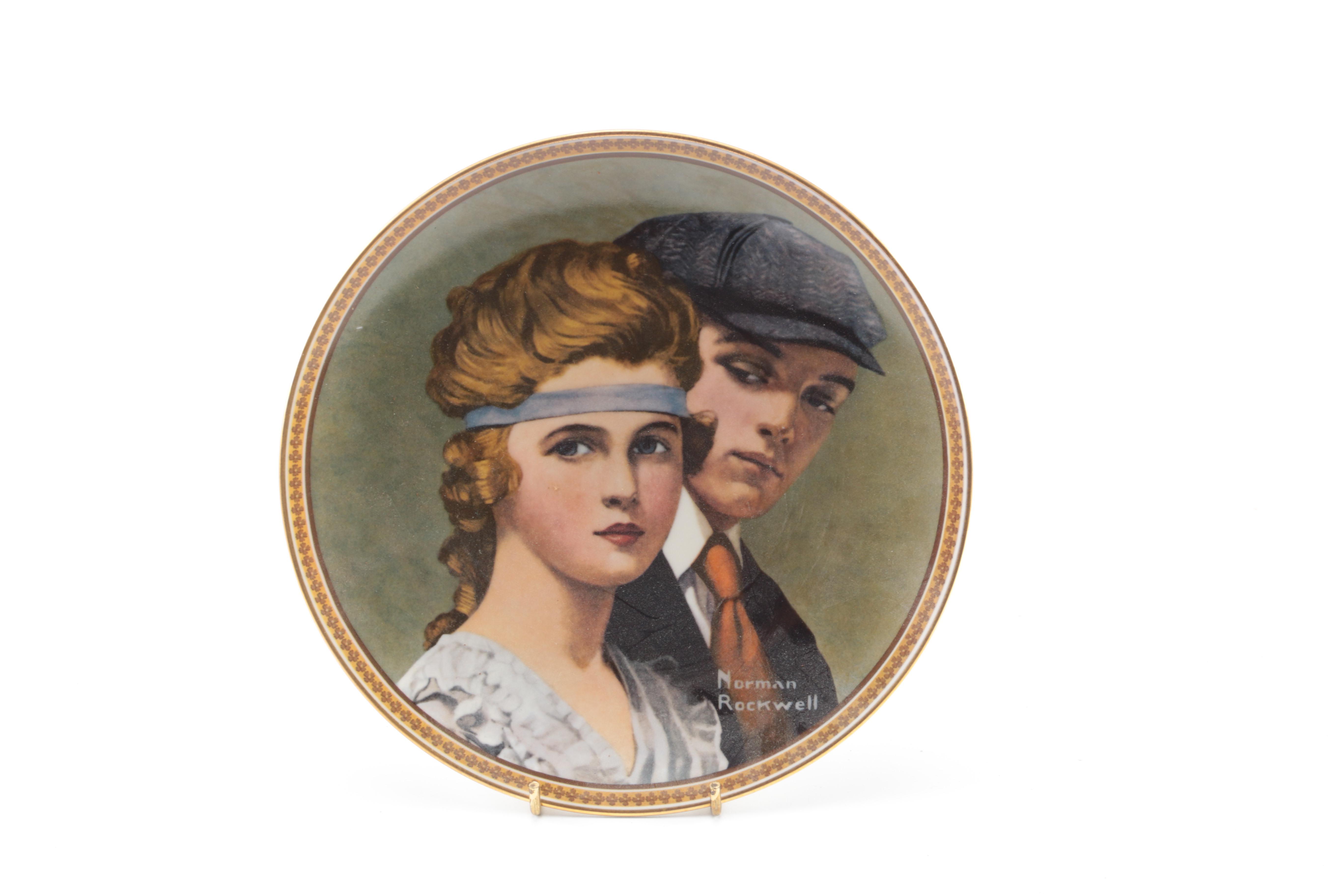 Knowles Limited Edition Normal Rockwell "Rediscovered Women" Porcelain Plates