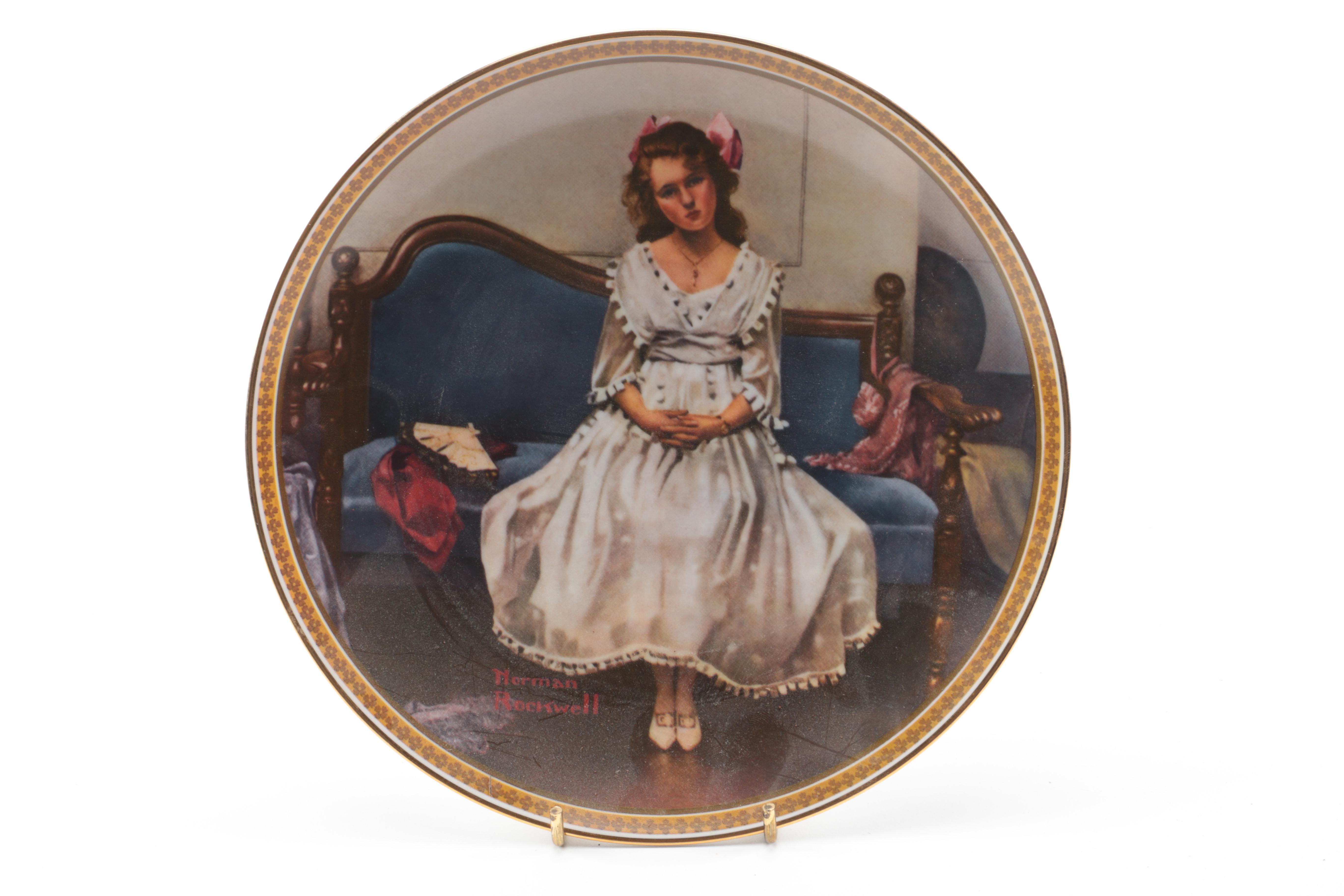 Knowles Limited Edition Normal Rockwell "Rediscovered Women" Porcelain Plates