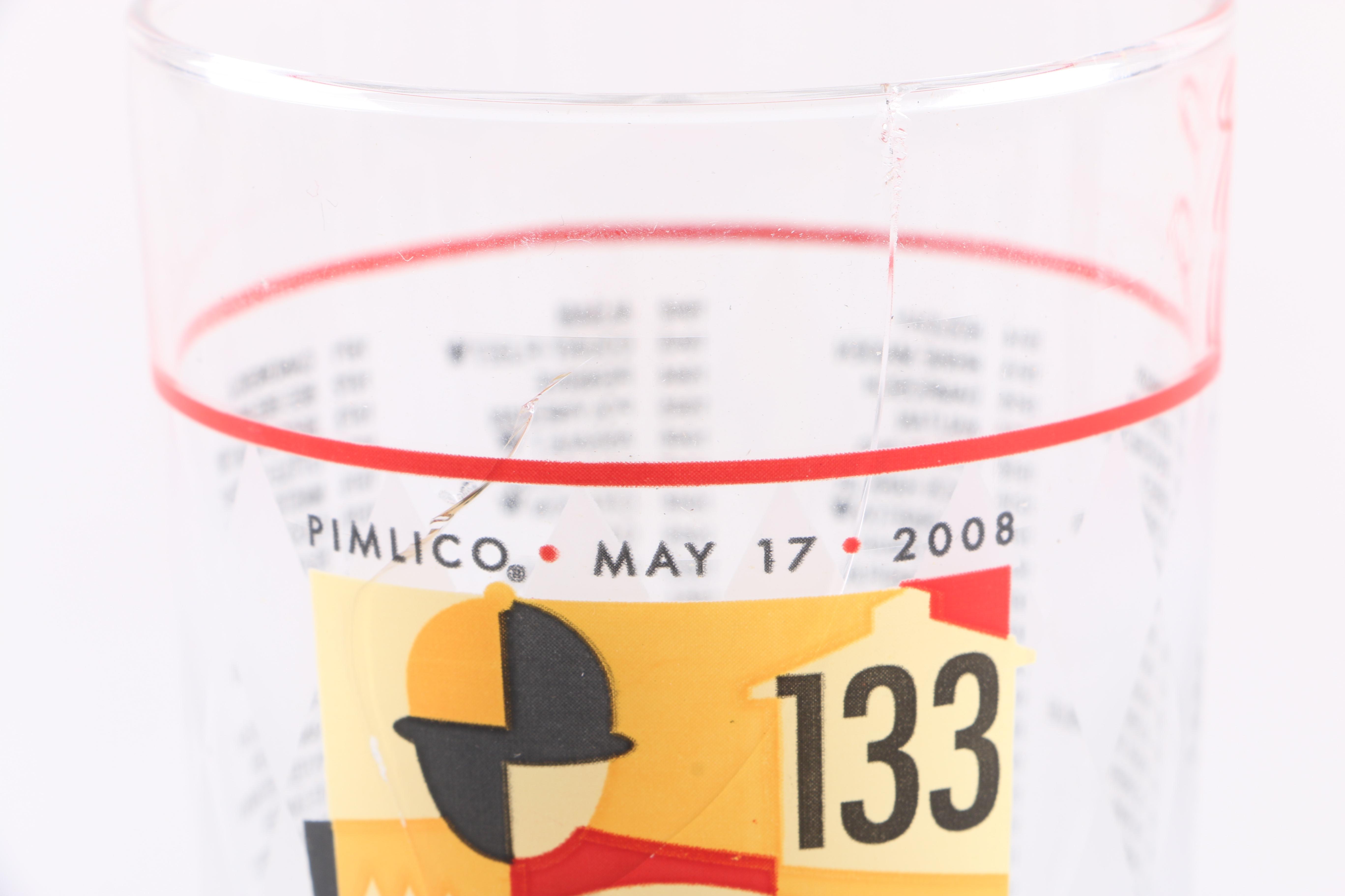 Kentucky Derby and Other Race Commemorative Glasses