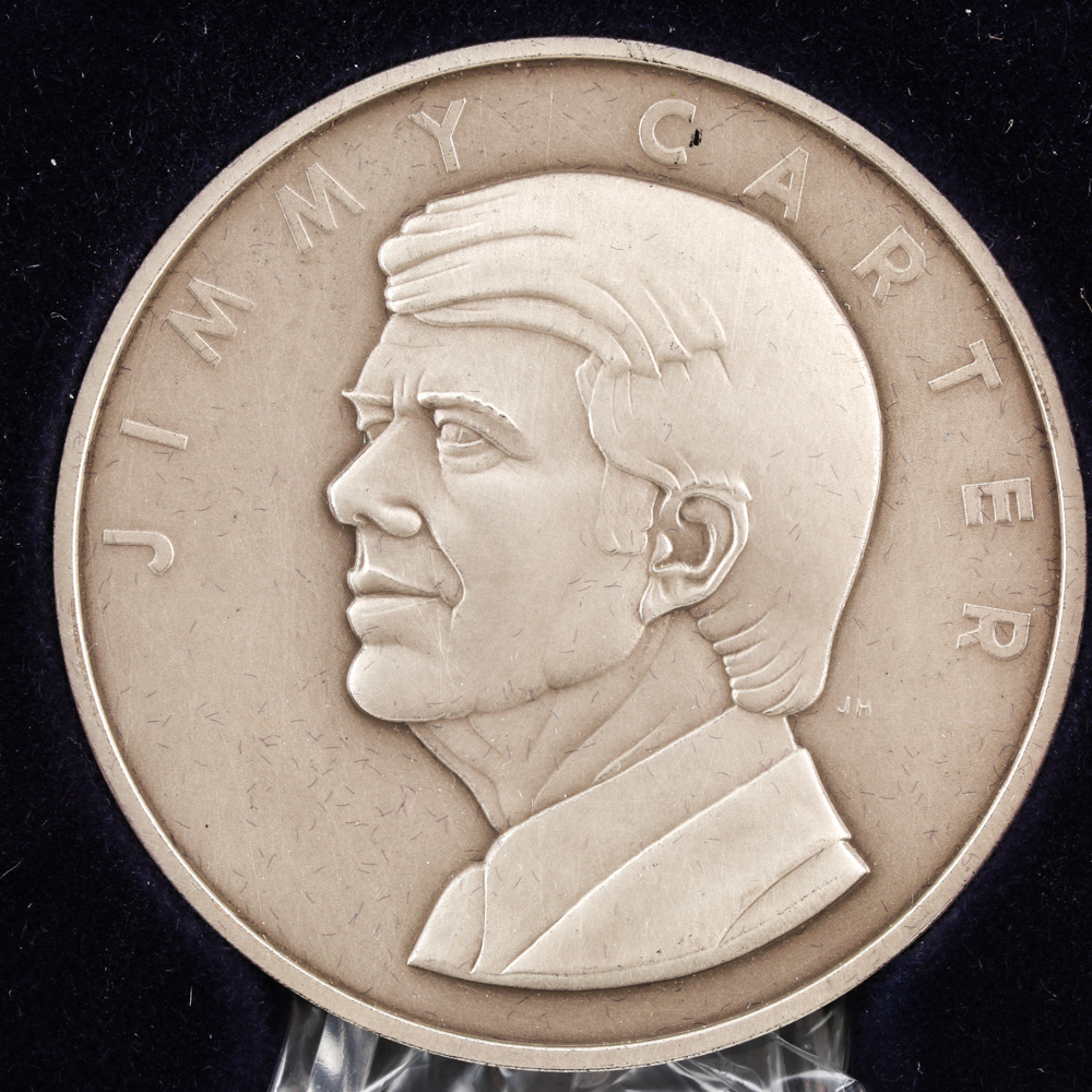 1977 .999 Silver Jimmy Carter Inaugural Medal