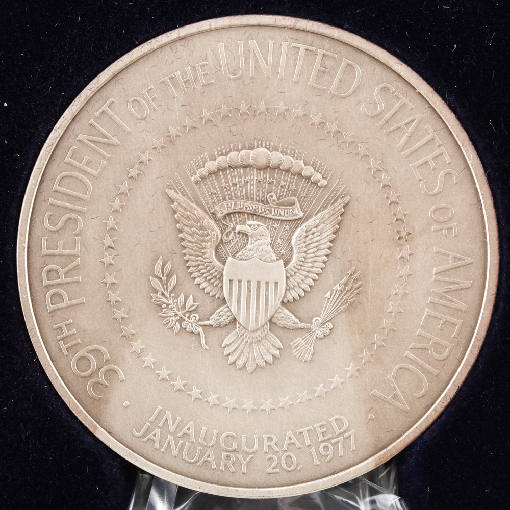 1977 .999 Silver Jimmy Carter Inaugural Medal