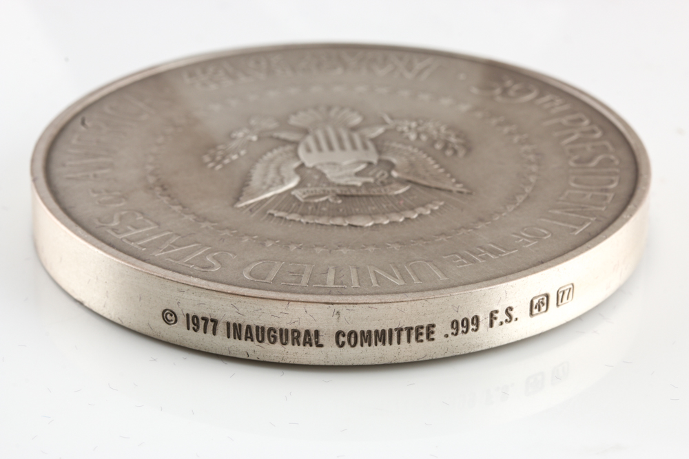 1977 .999 Silver Jimmy Carter Inaugural Medal
