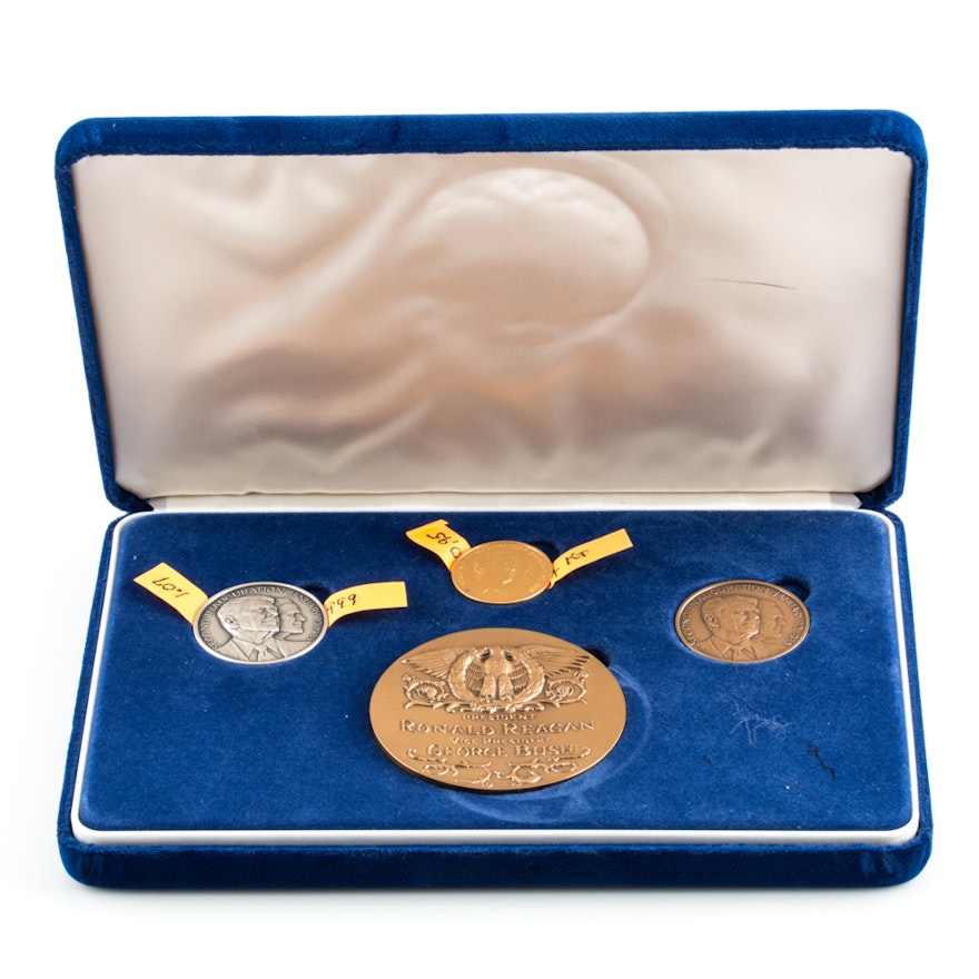 1985 Ronald Reagan Inaugural Medal Set