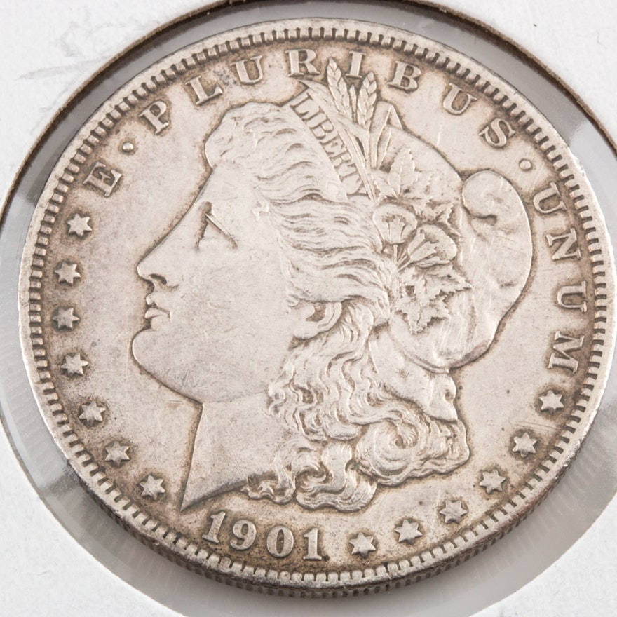 1901 O Silver Morgan Dollar