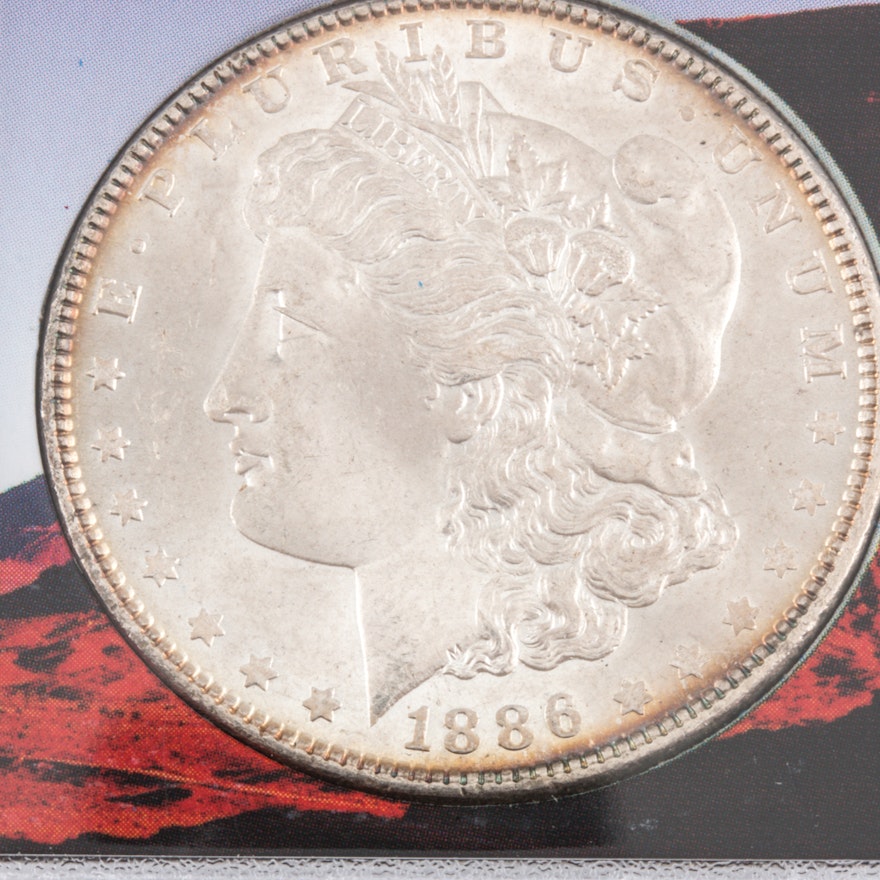 1886 Silver Morgan Dollar