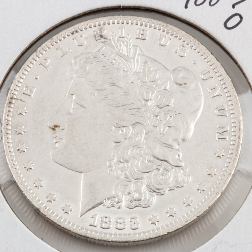 1883 O Silver Morgan Dollar