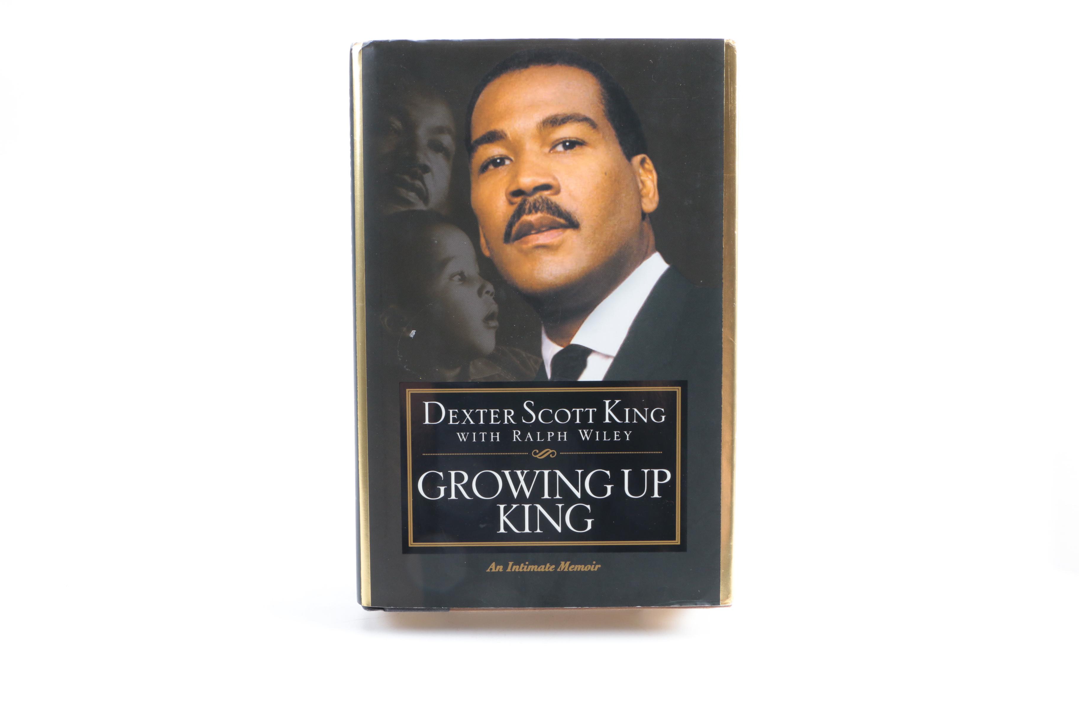 Collection of King Family Books Including a Signed Dexter Scott King First Edition