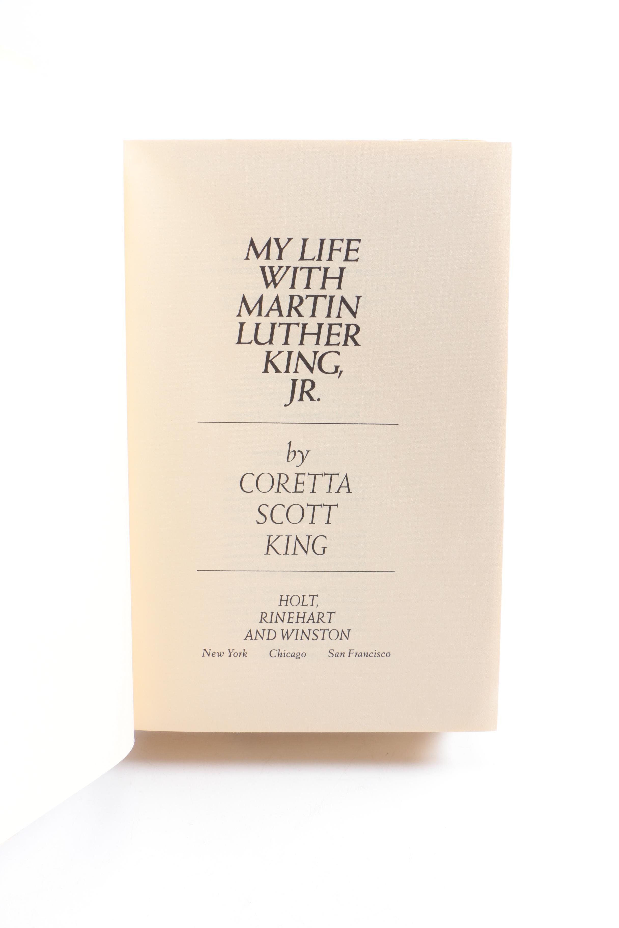Collection of King Family Books Including a Signed Dexter Scott King First Edition