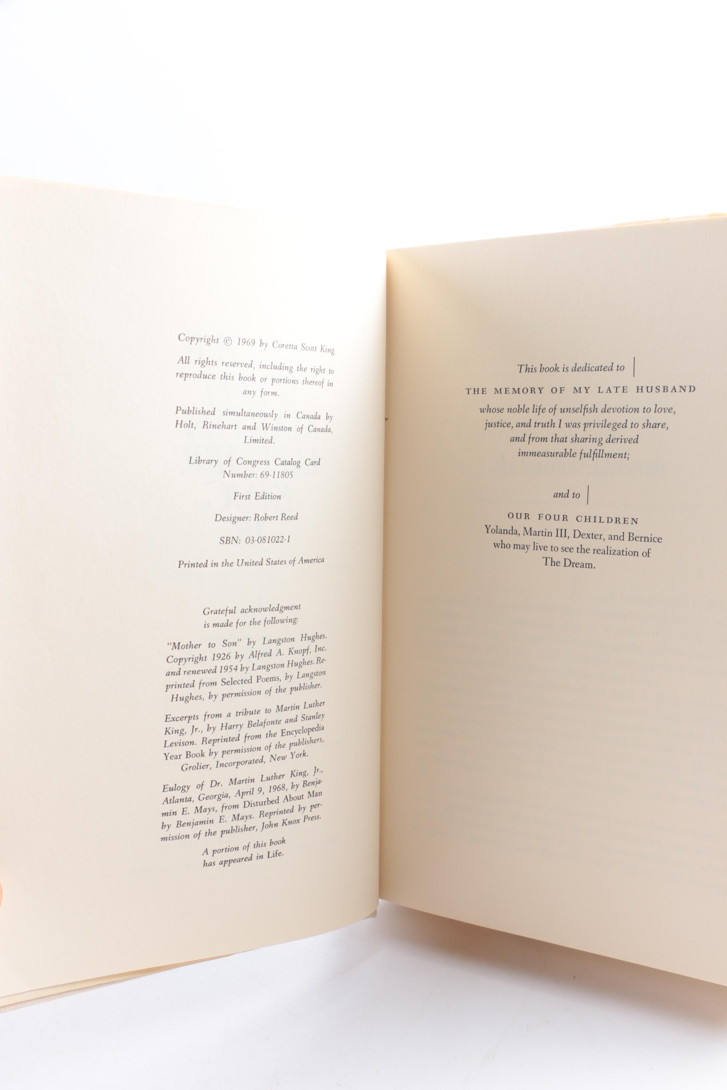 Collection of King Family Books Including a Signed Dexter Scott King First Edition