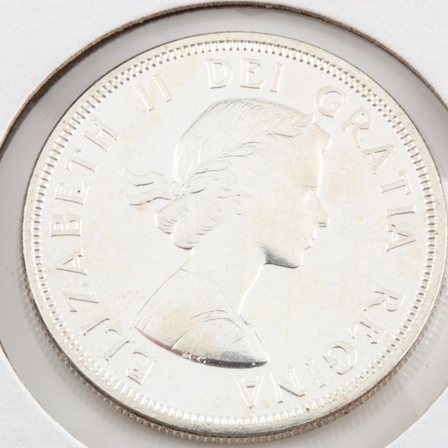 1964 Canadian Silver Dollar