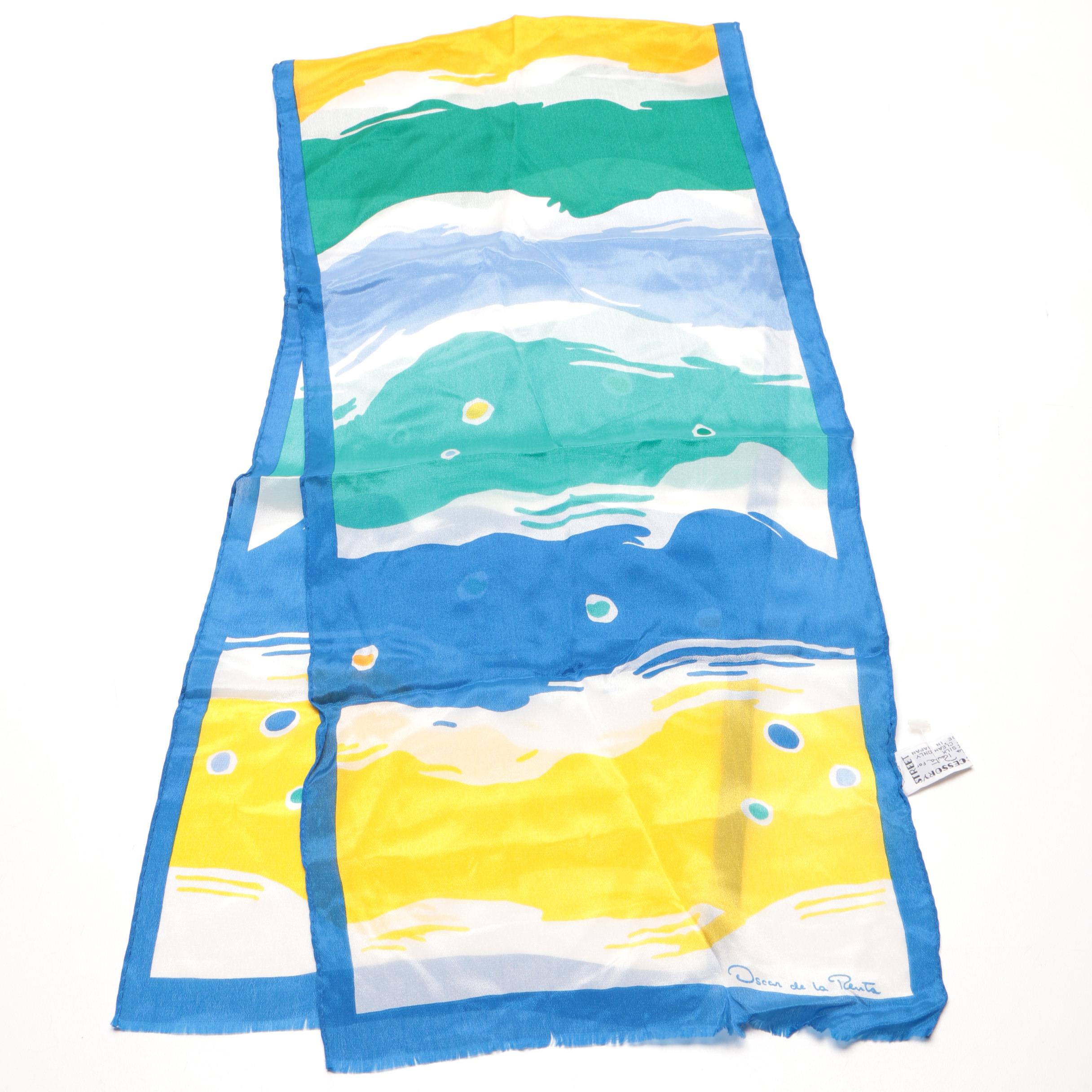 Oscar de la Renta Silk Scarf