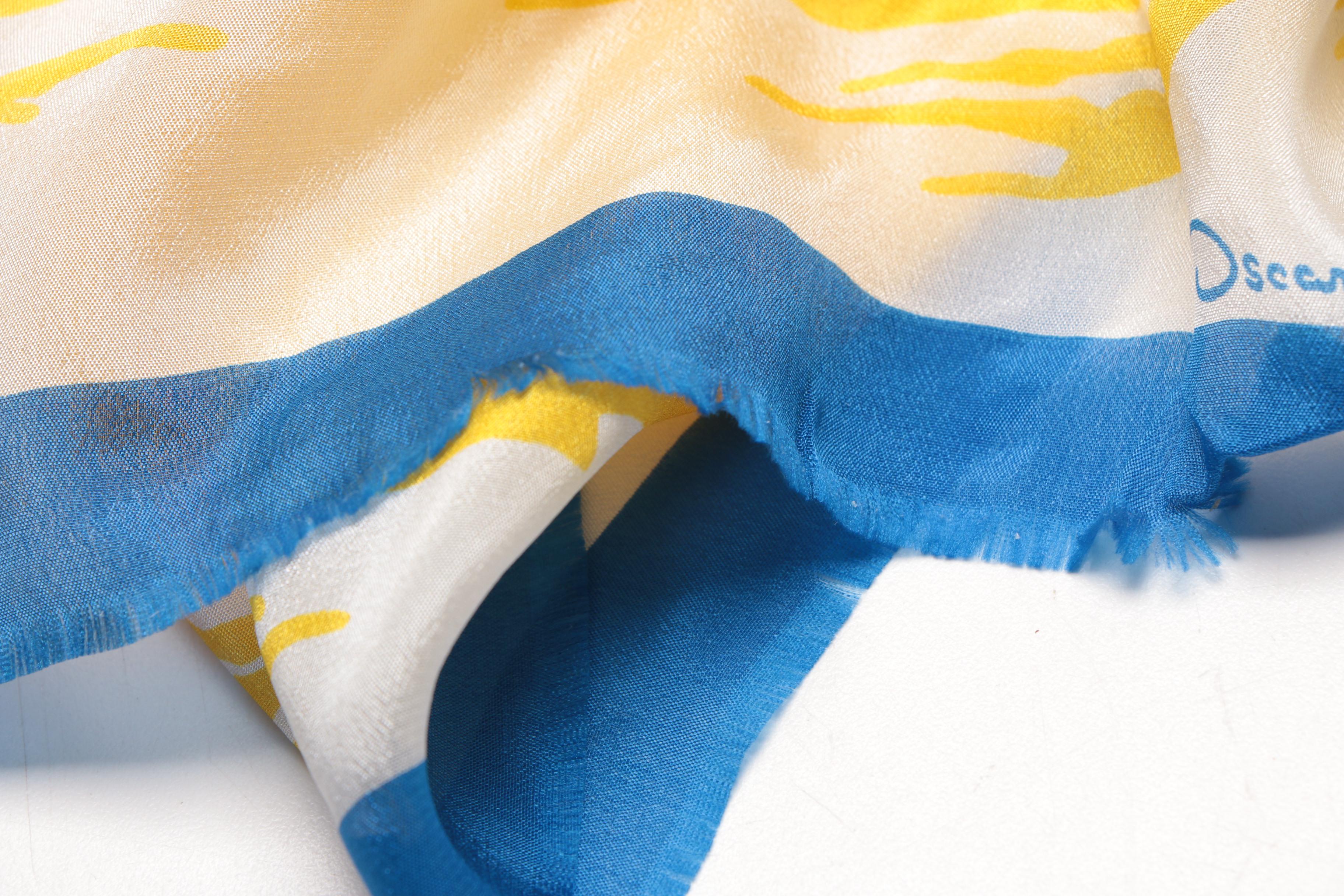 Oscar de la Renta Silk Scarf