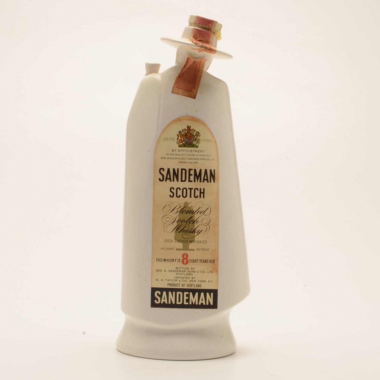 Vintage Wedgwood Sandeman Moonstone Decanter