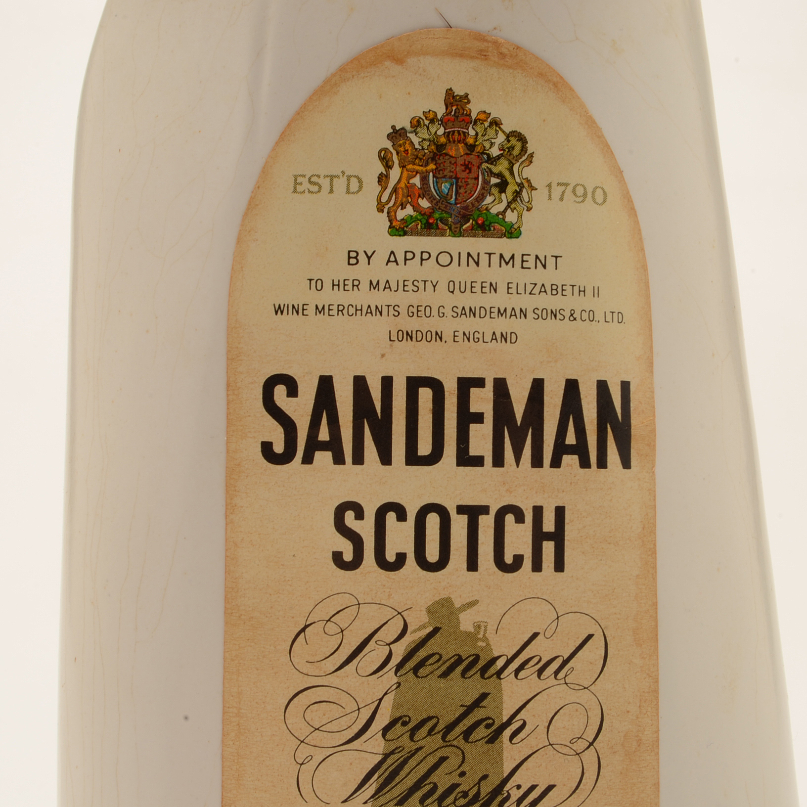 Vintage Wedgwood Sandeman Moonstone Decanter