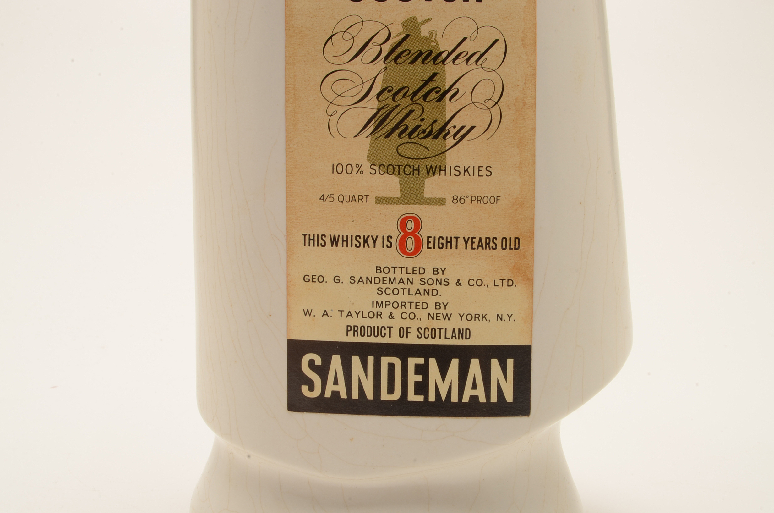 Vintage Wedgwood Sandeman Moonstone Decanter