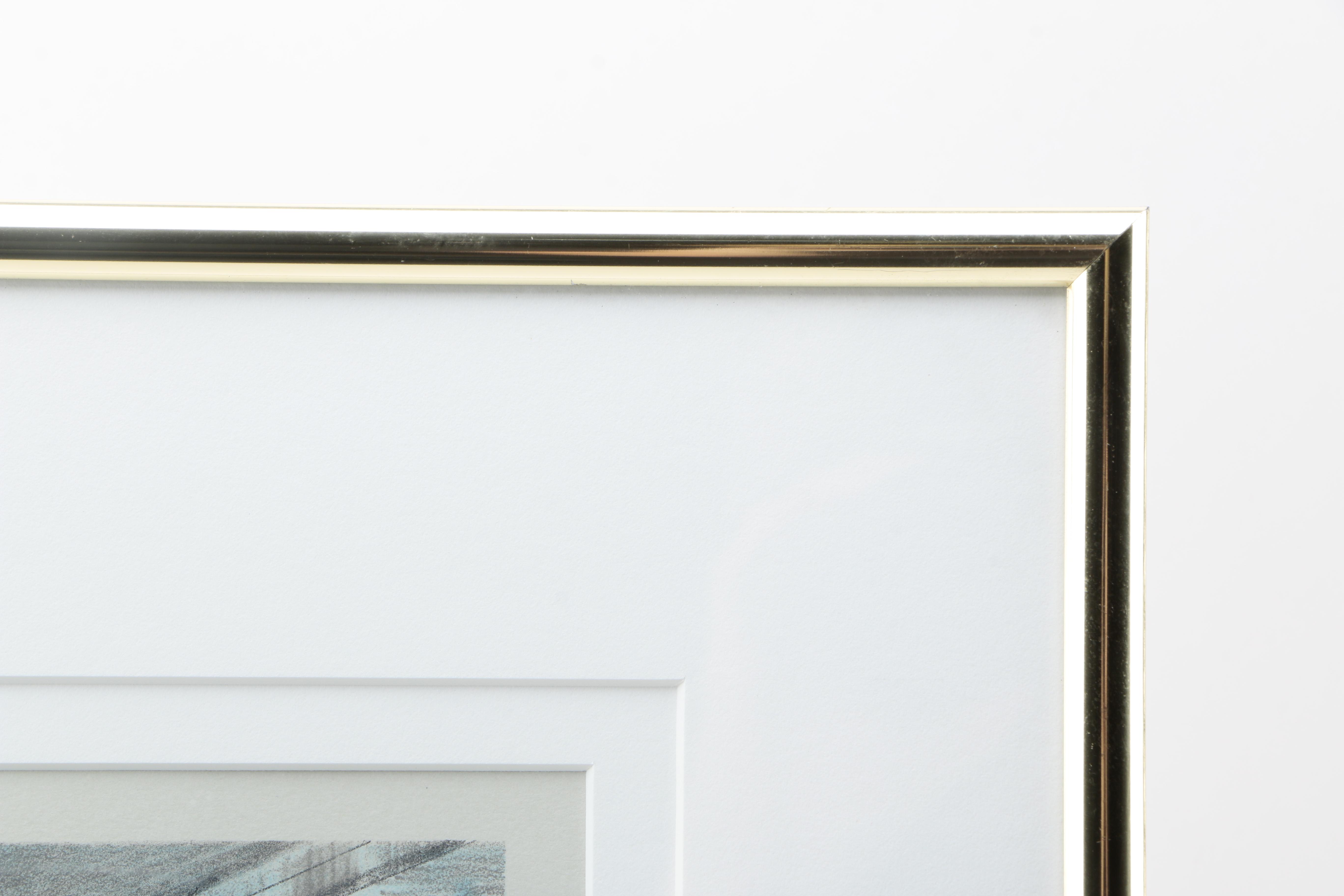 1983 Ed Bernstein Limited Edition Lithograph "Architecture Lesson II"