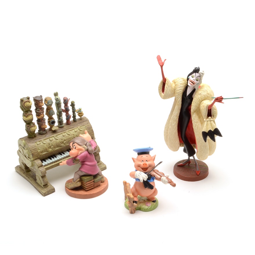 Selection of Walt Disney Ceramic Figurines