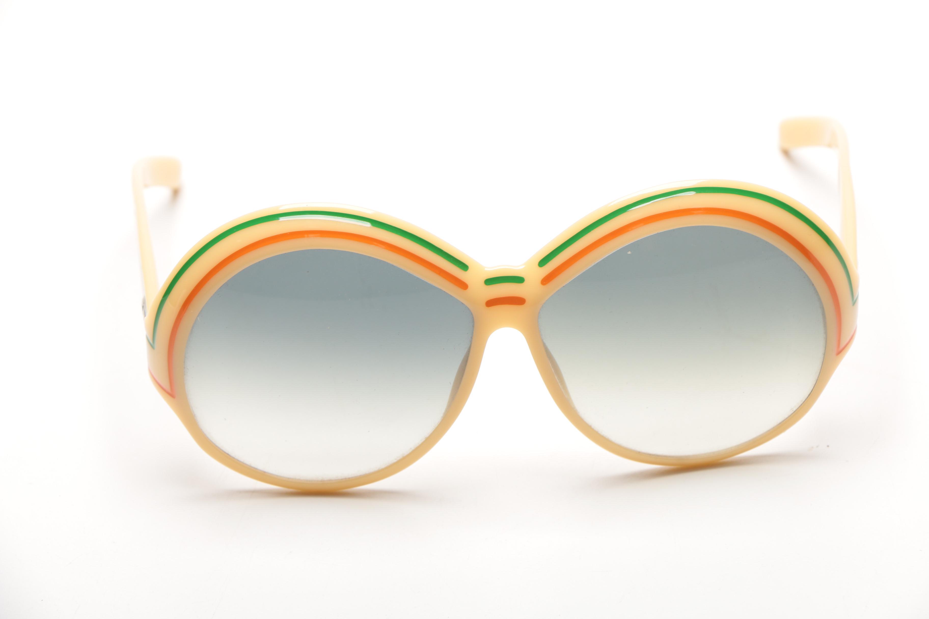Circa 1970s Christian Dior Oversized Sunglasses