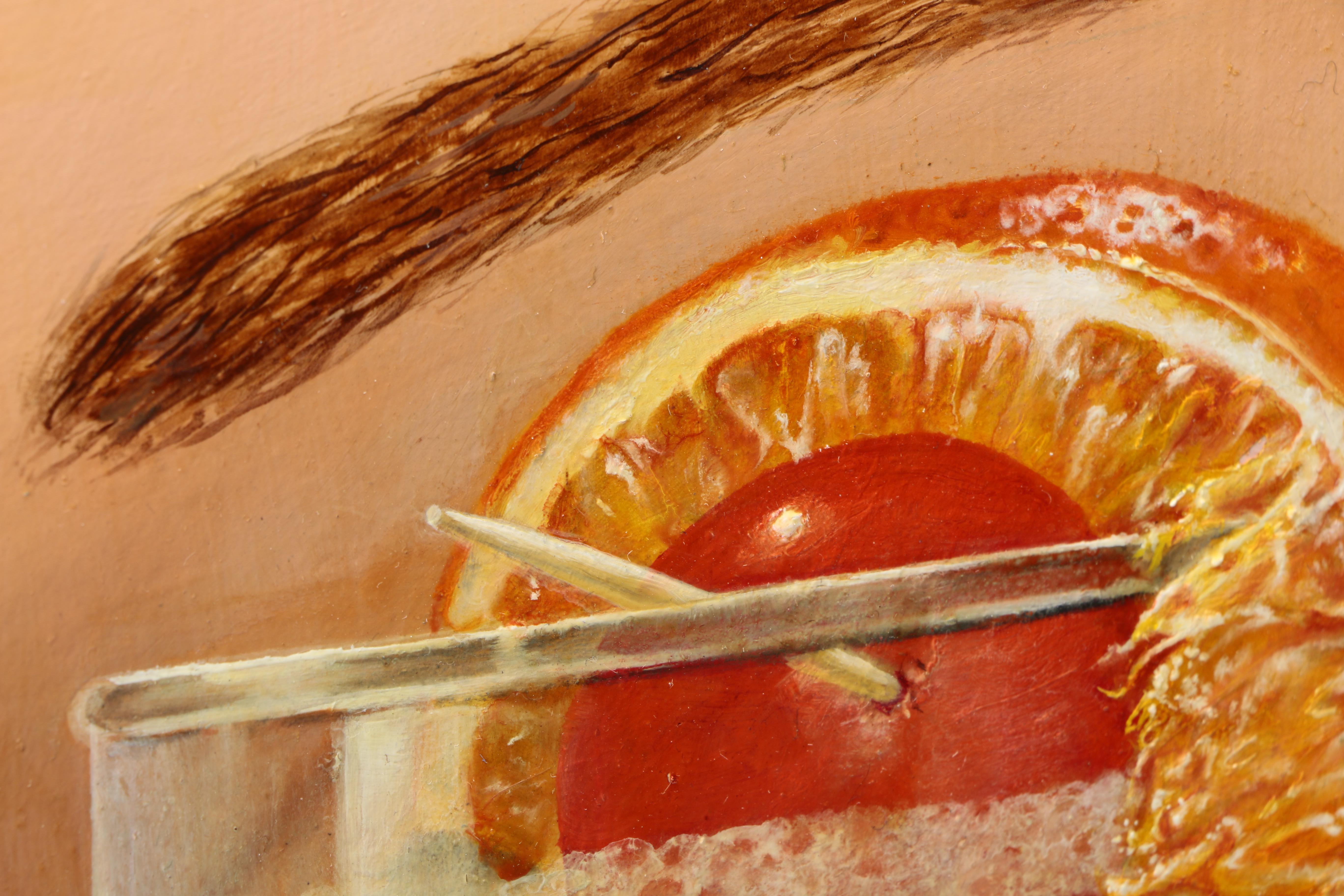 Louise Craven Oil Painting on Masonite "Skol"