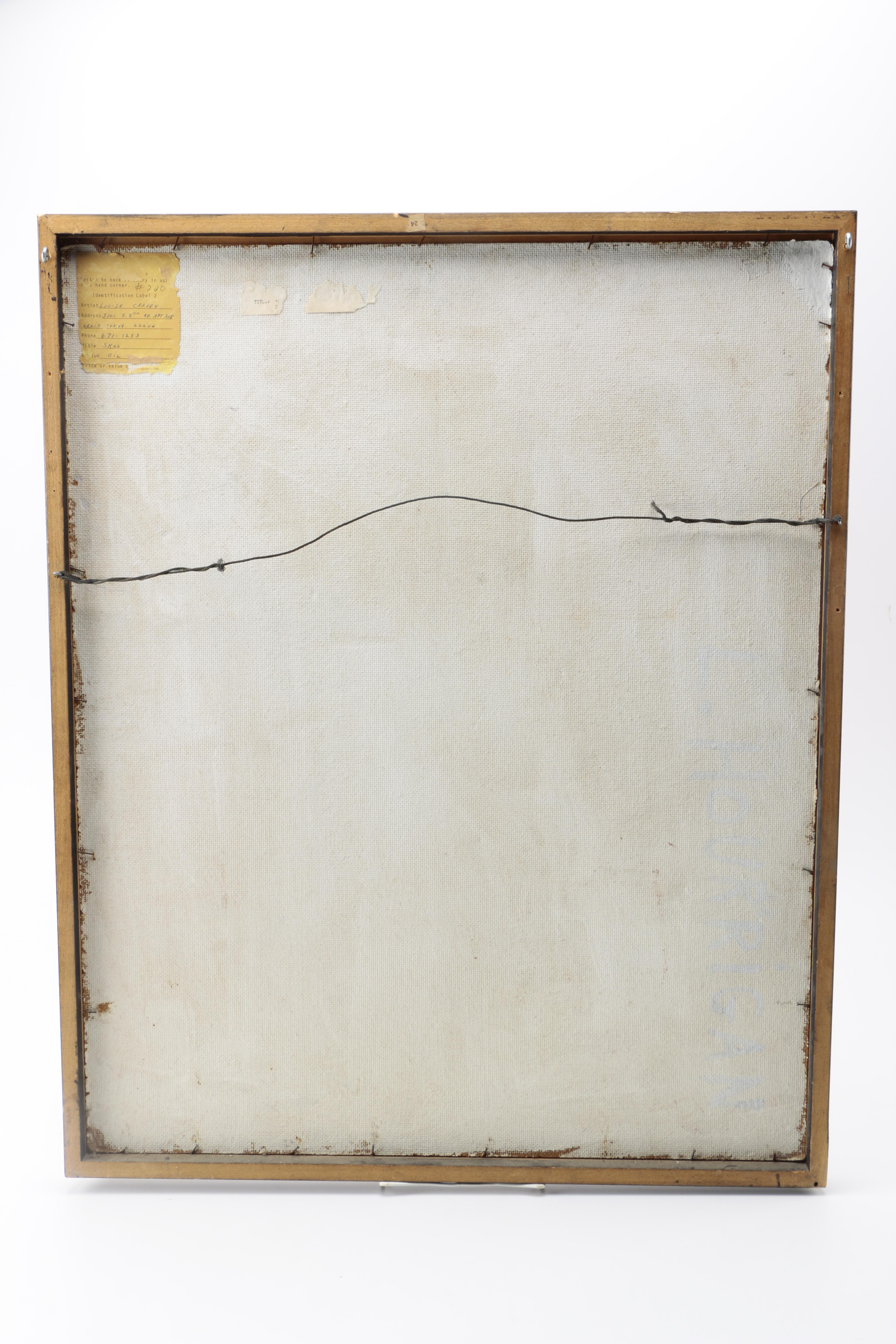 Louise Craven Oil Painting on Masonite "Skol"