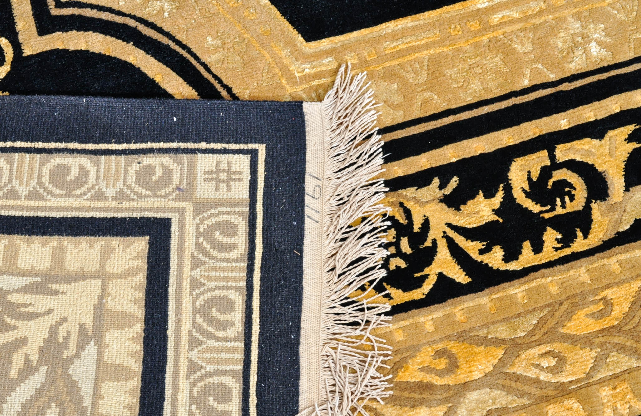 Hand-Knotted Chinese Area Rug