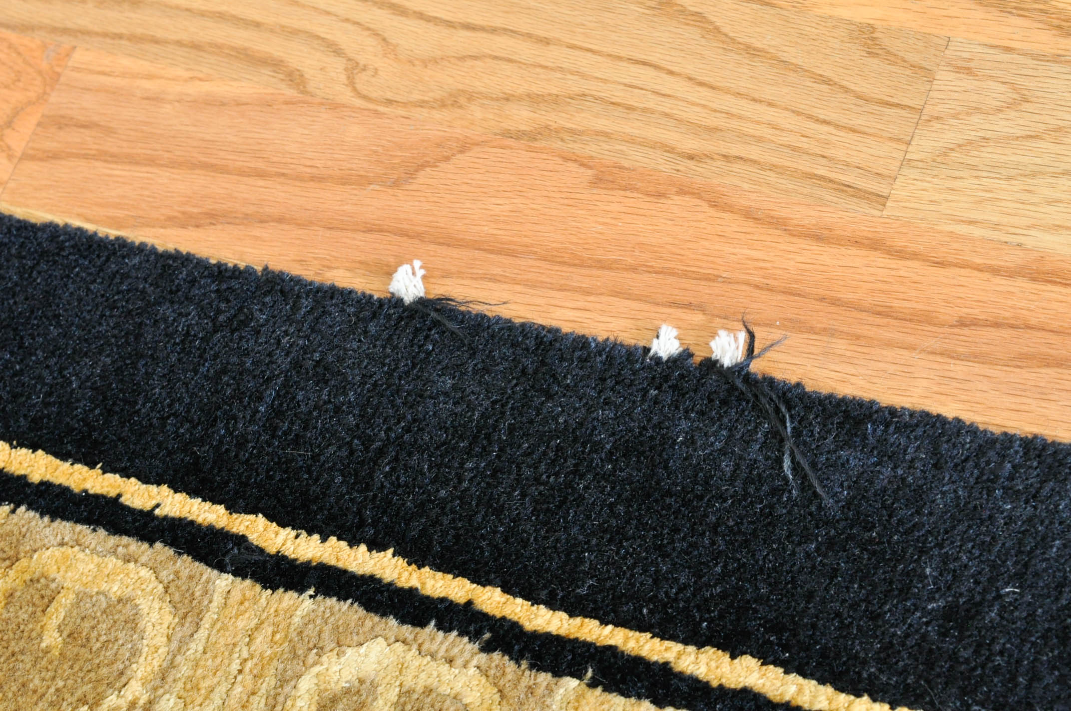 Hand-Knotted Chinese Area Rug