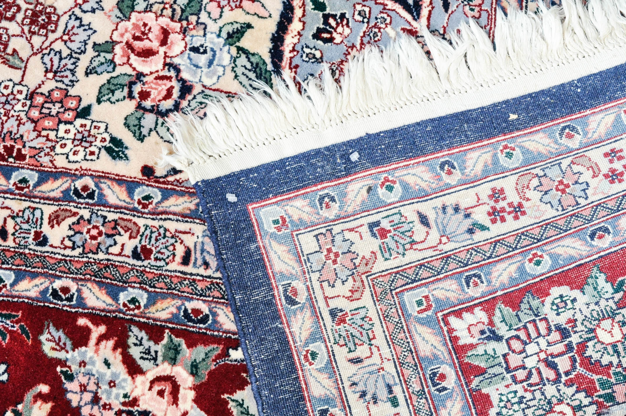 Hand-Knotted Room-Sized Sino-Persian Area Rug