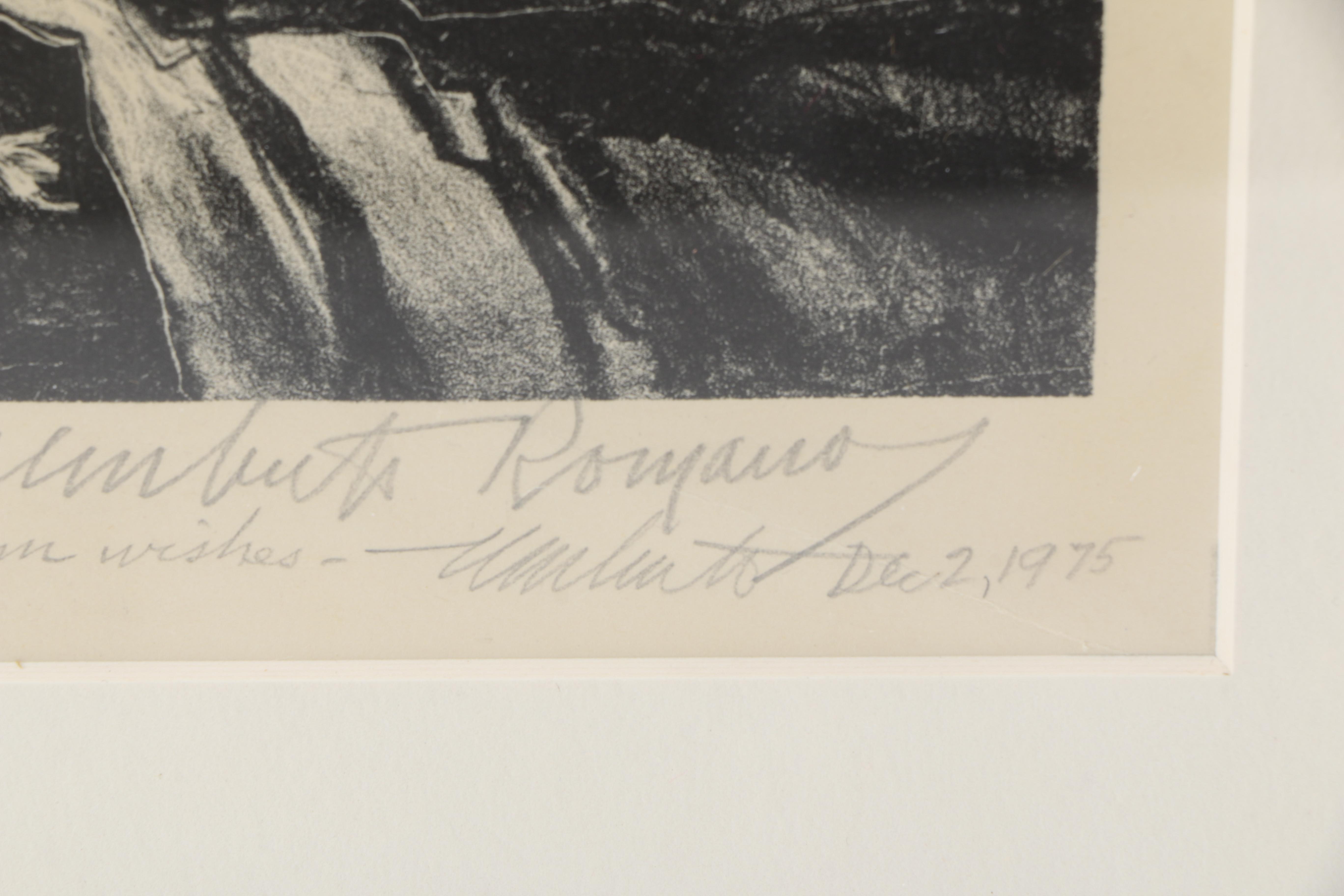 Umberto Romano Artist's Proof Lithograph "Ecce Hommo"