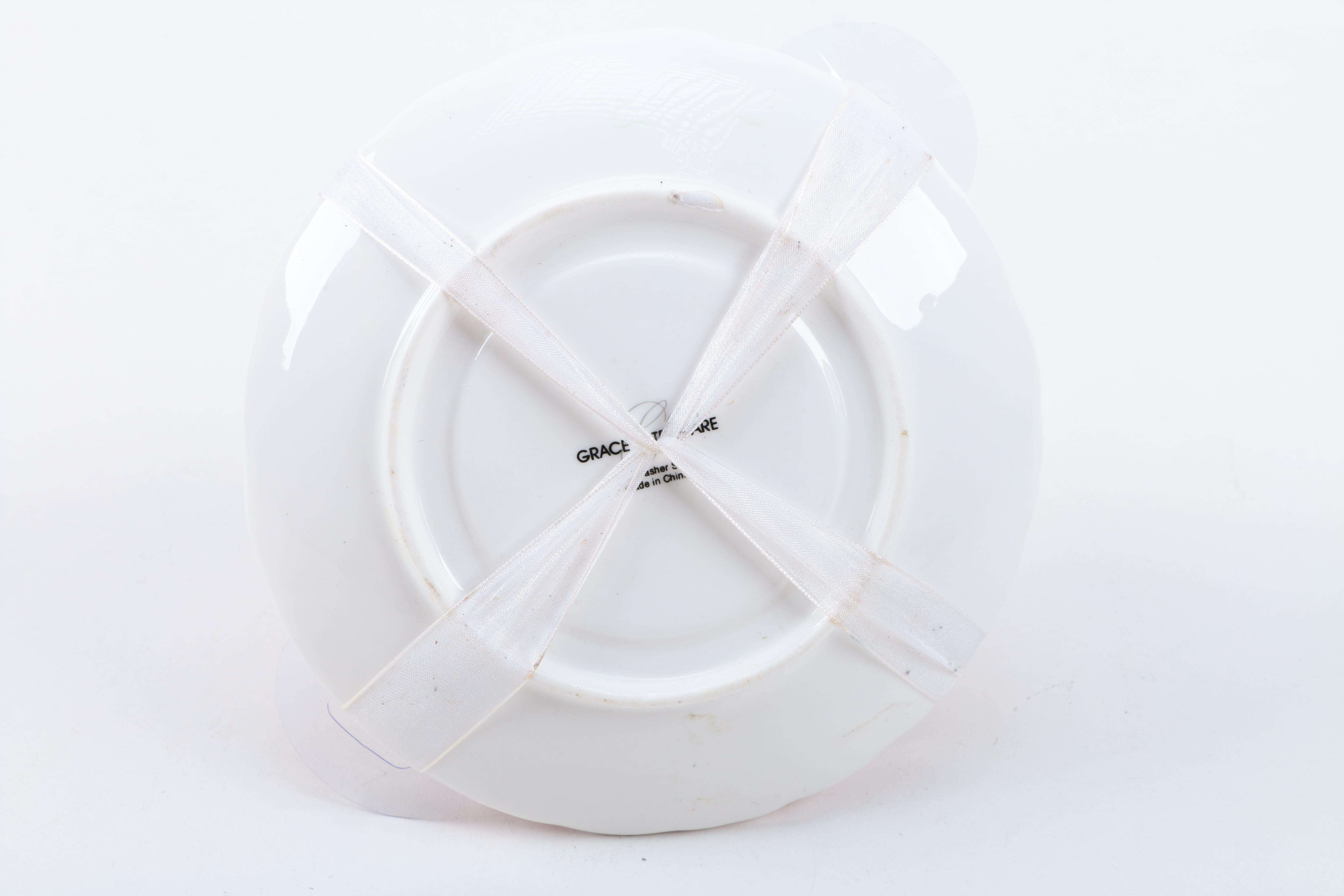 Porcelain Teacups and Saucers