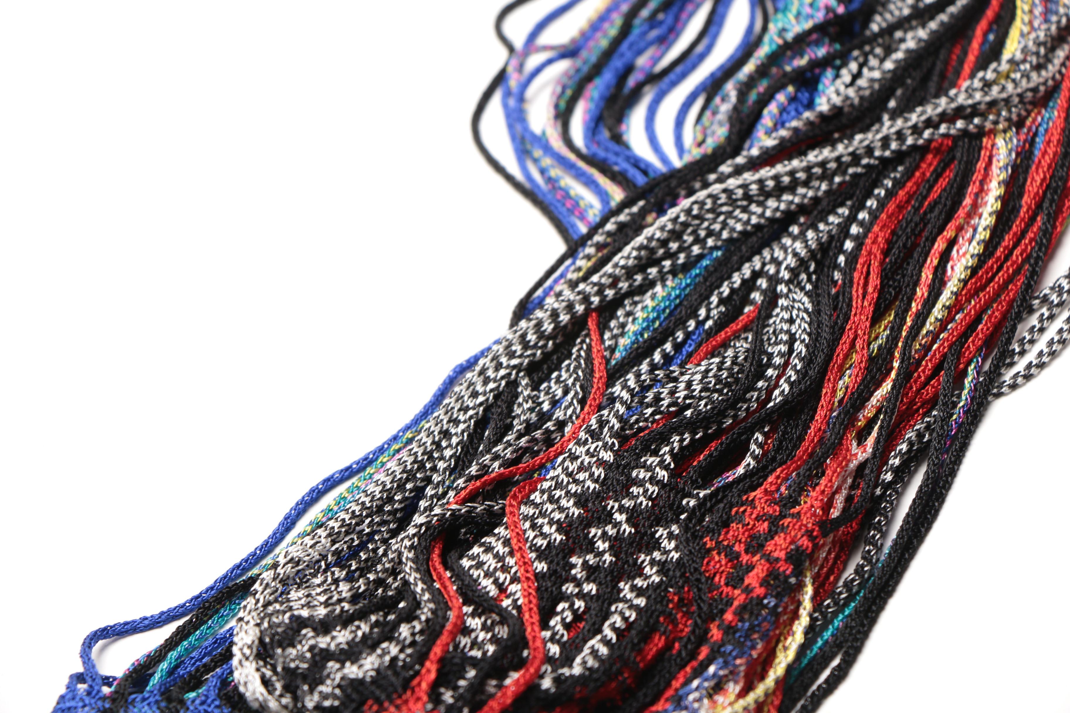 Missoni Multi Color Striped Knit Scarf