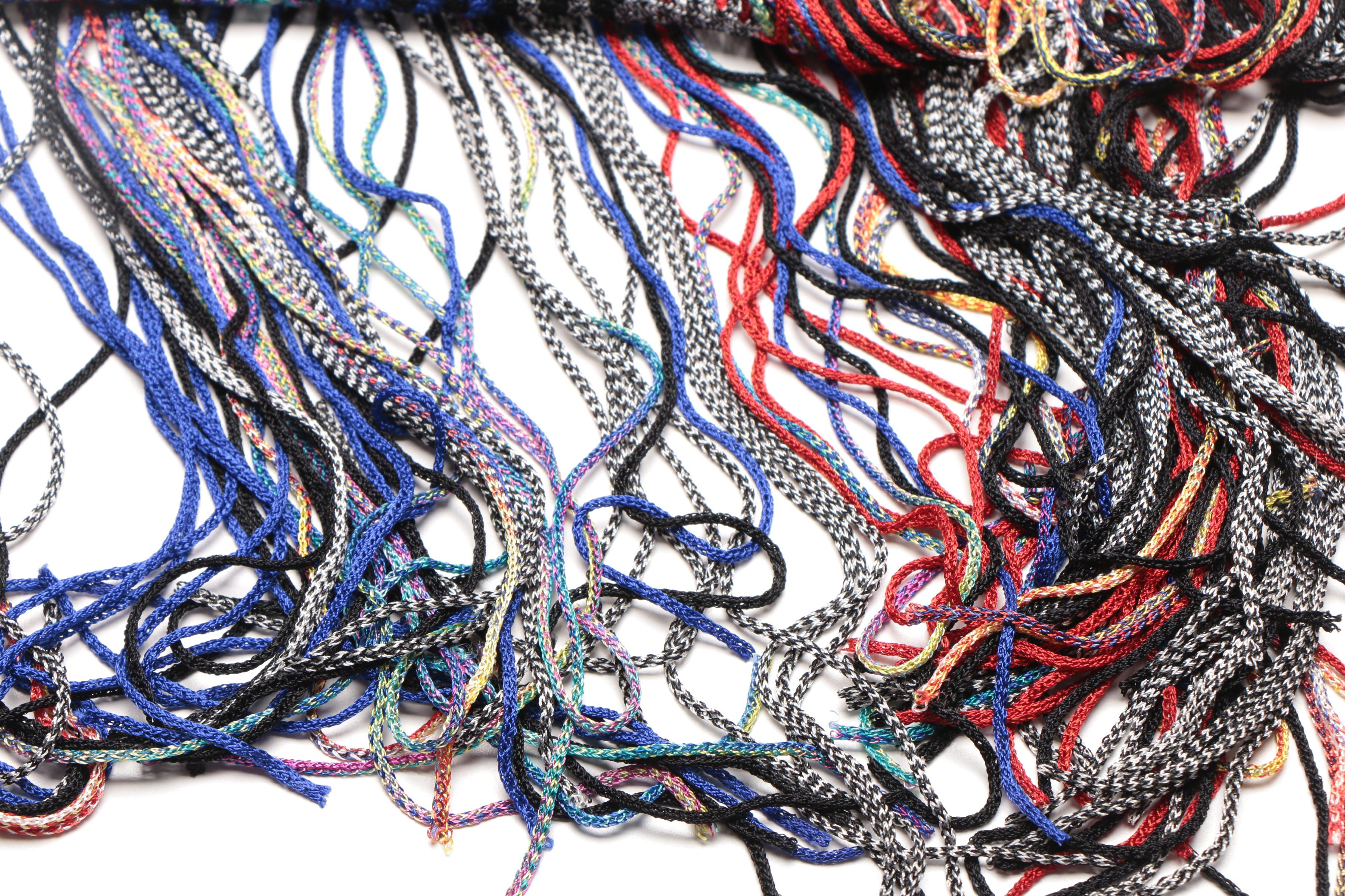 Missoni Multi Color Striped Knit Scarf