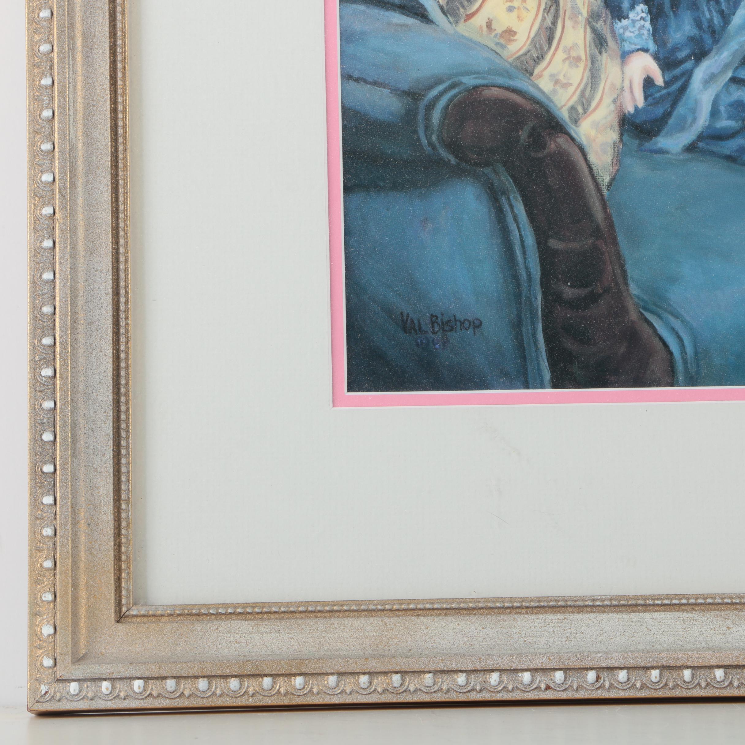 Offset Lithograph After Val Bishop's "Sweethearts"