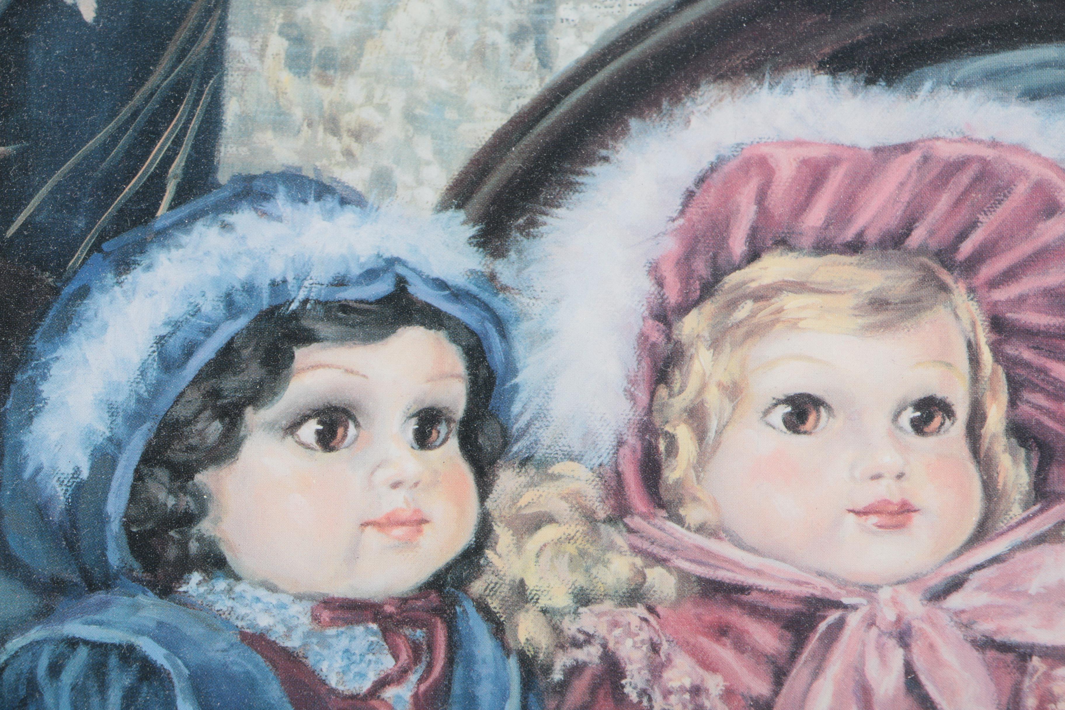 Offset Lithograph After Val Bishop's "Sweethearts"