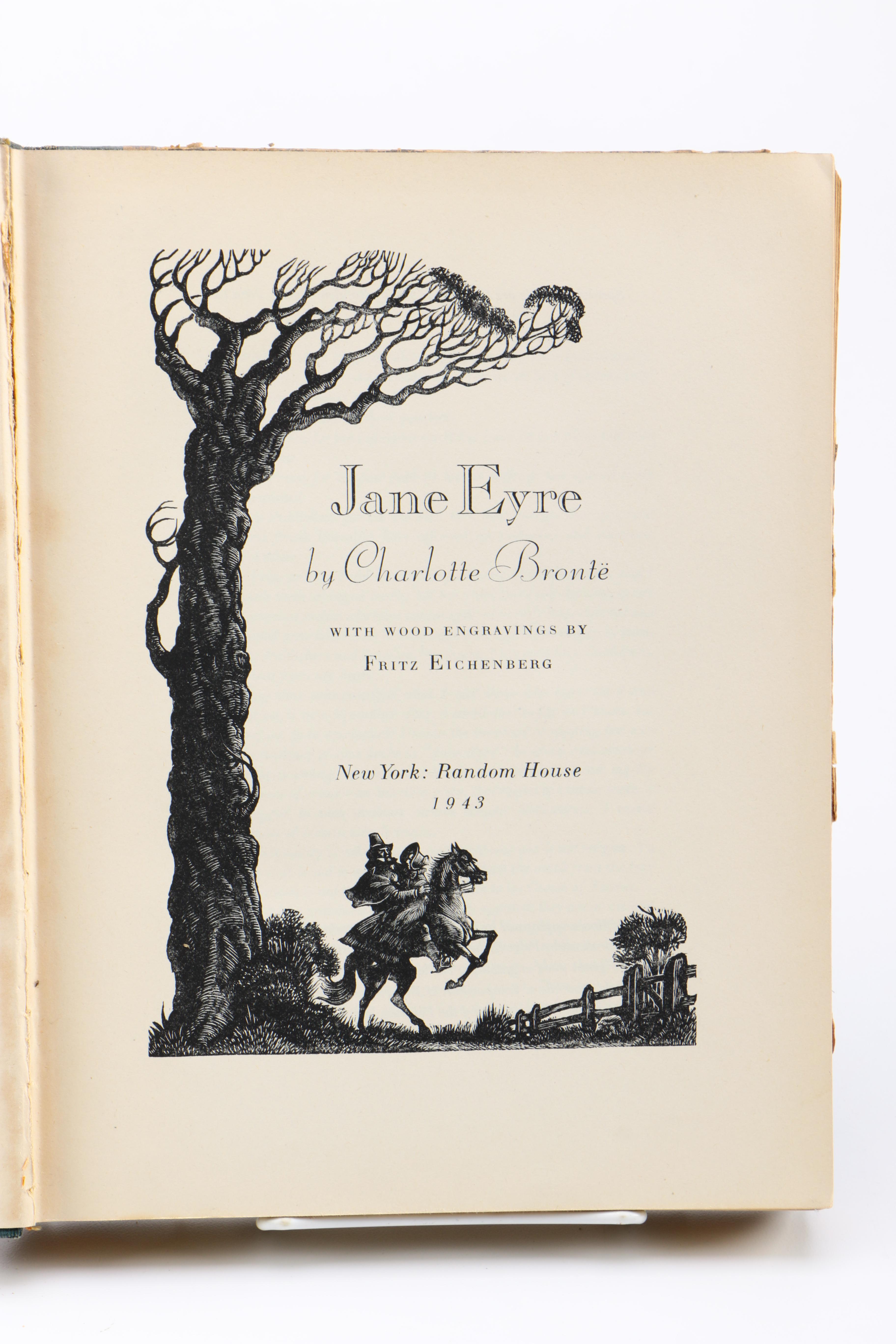 1943 "Jane Eyre" Illustrated by Fritz Eichenberg
