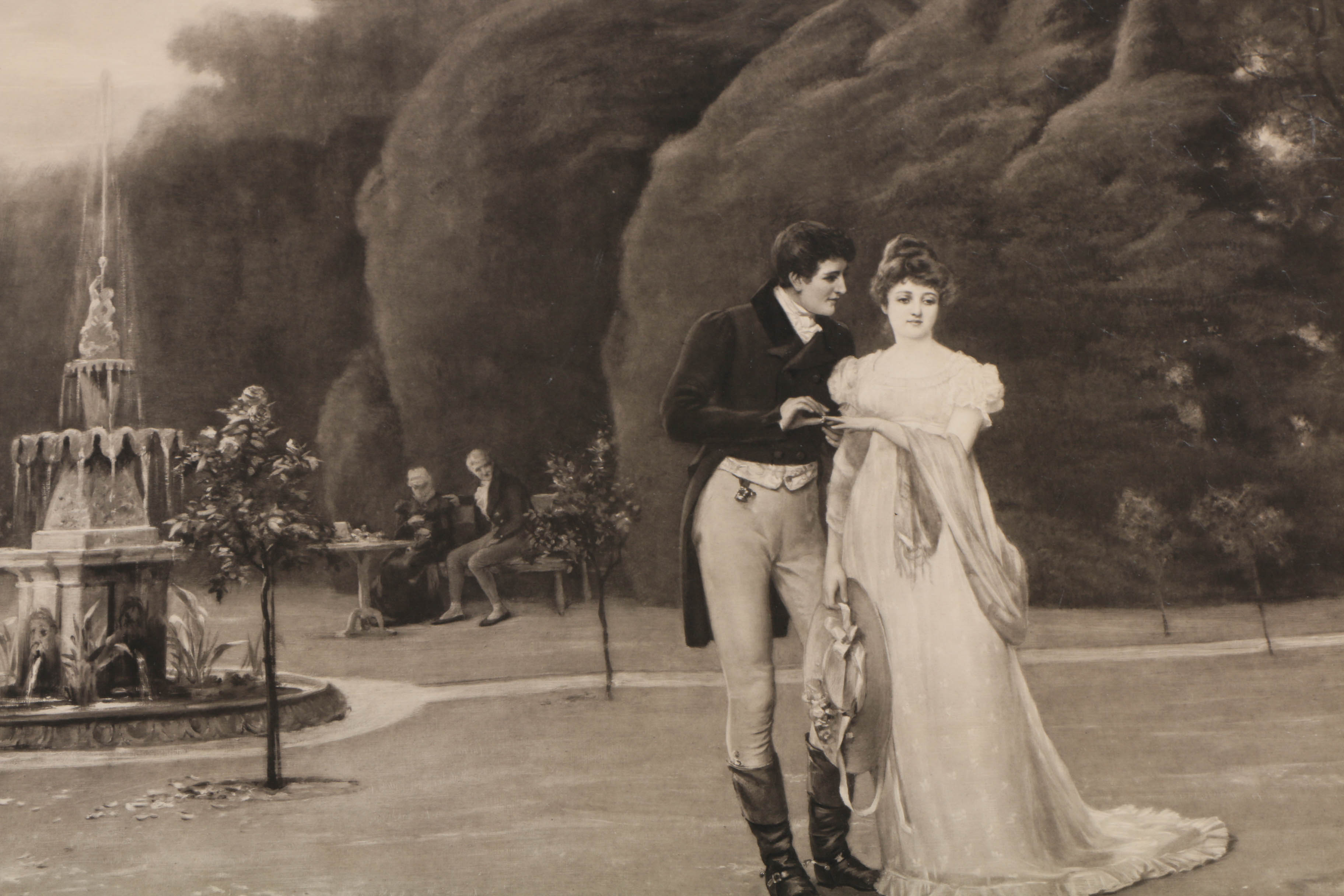 Photogravure After John Haynes-Williams Original Artwork of a Couple